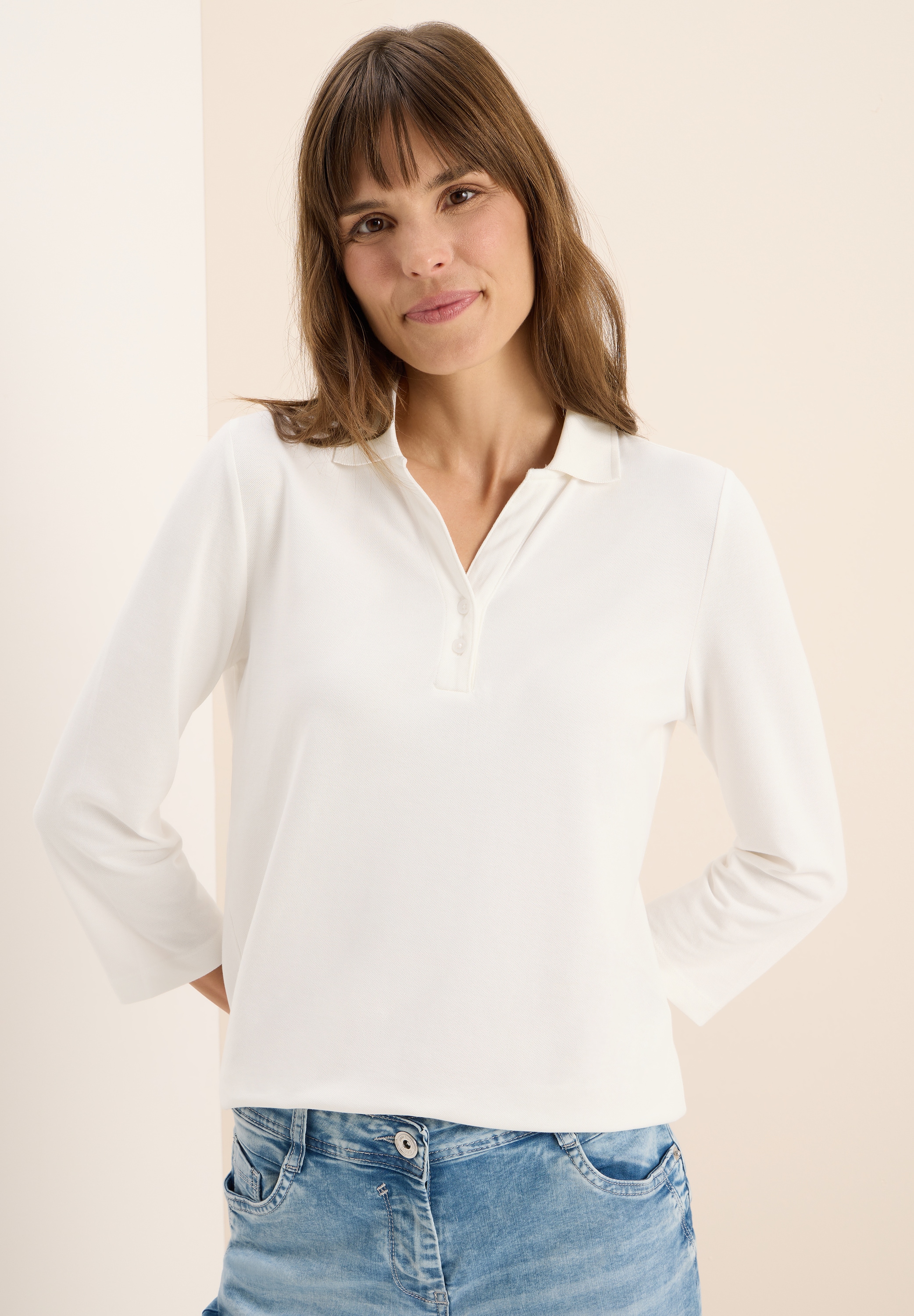 Cecil Poloshirt, mit Polo Kragen