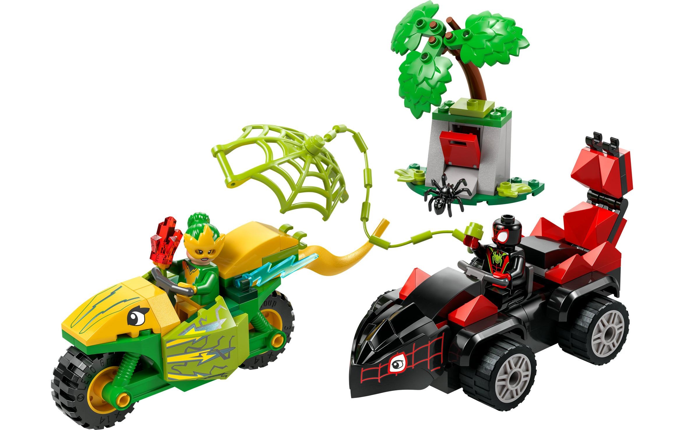 LEGO® Spielbausteine »Marvel Actionspass Dino-Flitzern«, (124 St.)