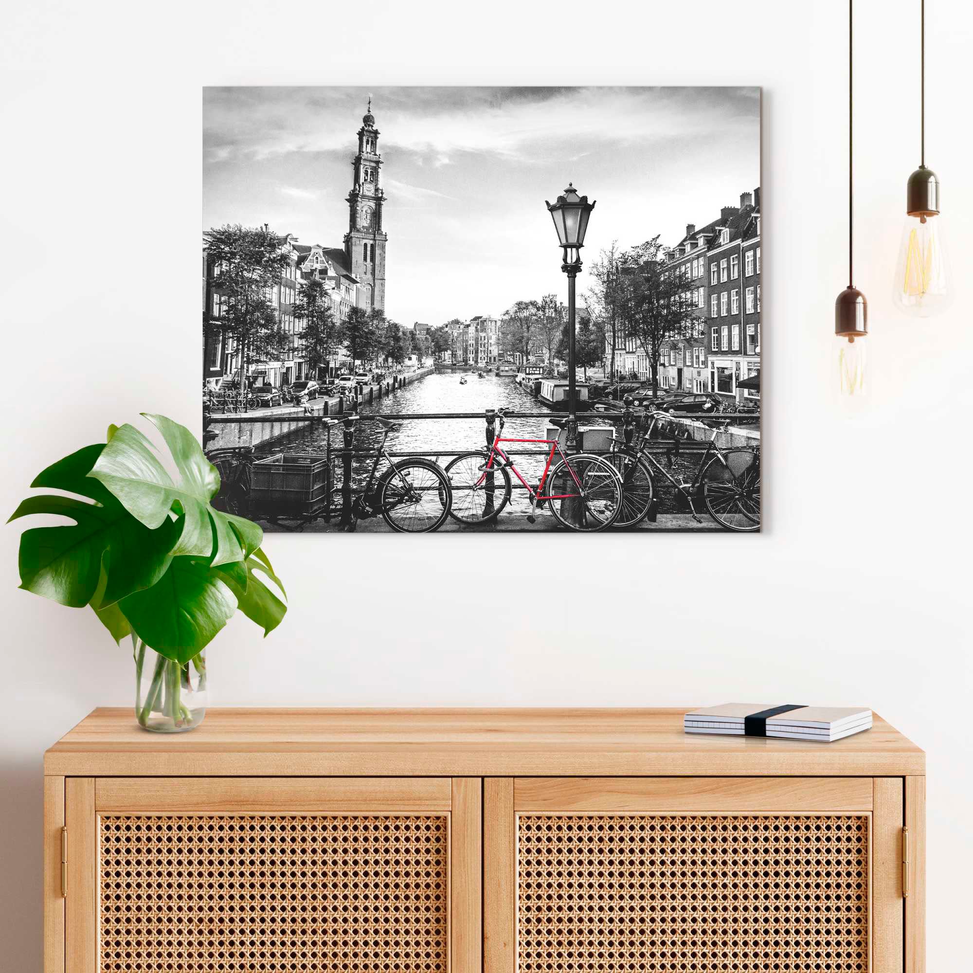 Reinders! Panneau déco »Die Grachten von Amsterdam«