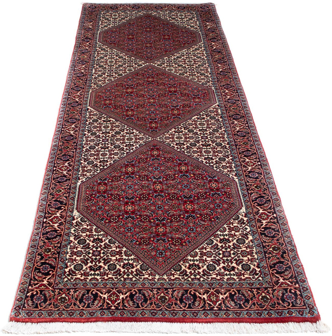 Image of morgenland Seidenteppich »Bidjar Medaillon 291 x 84 cm«, rechteckig, 1,5 mm Höhe, Unikat mit Zertifikat bei Ackermann Versand Schweiz