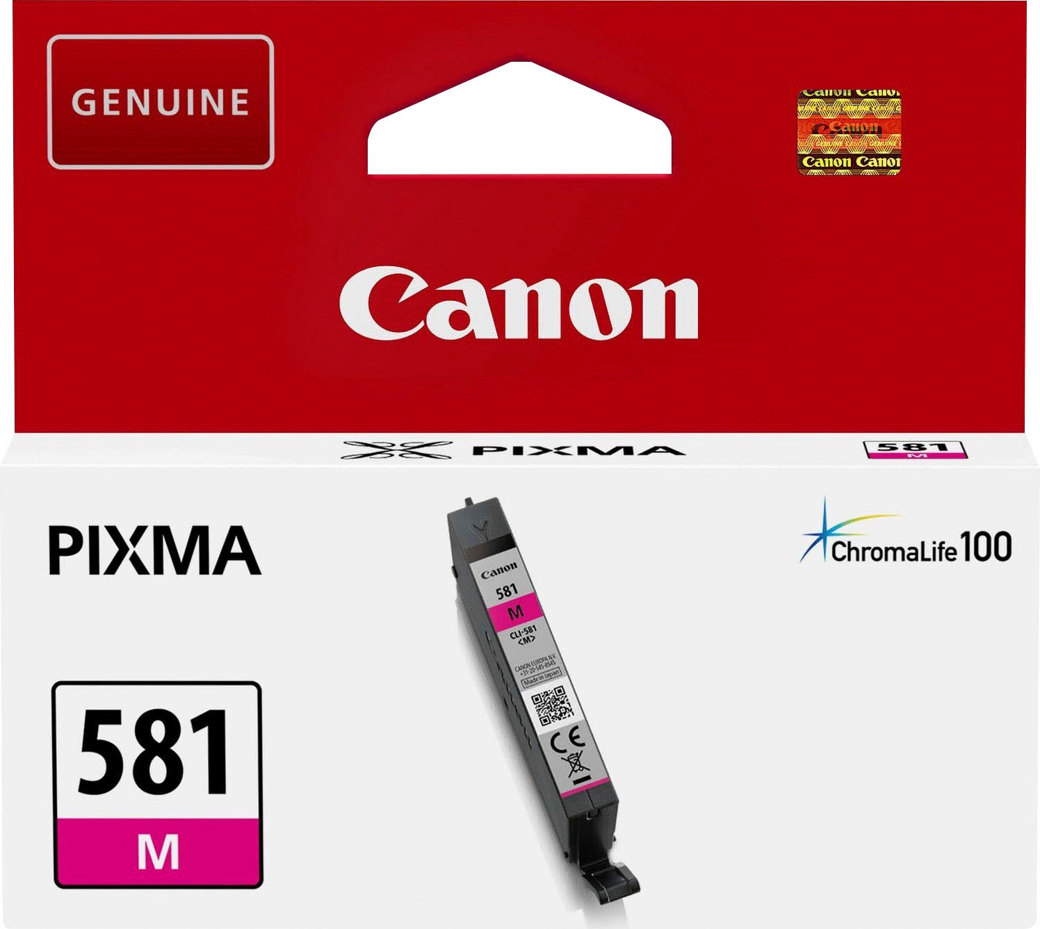Canon Tintenpatrone »INK CLI-581 M«, original Druckerpatrone 581 magenta