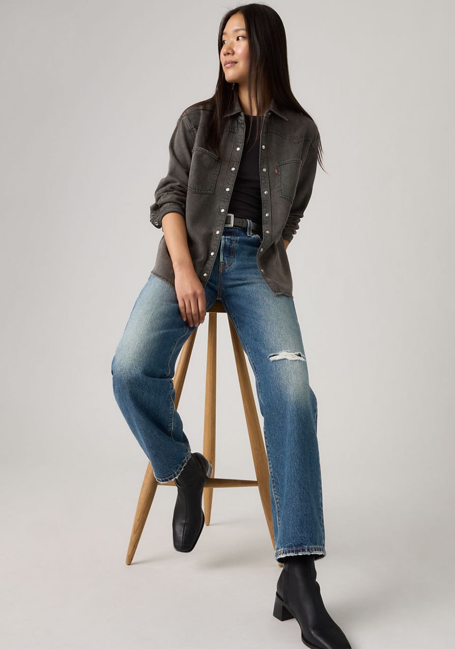 Levi's® Jeansbluse »TEODORA WESTERN SHIRT« mit Druckknöpfen