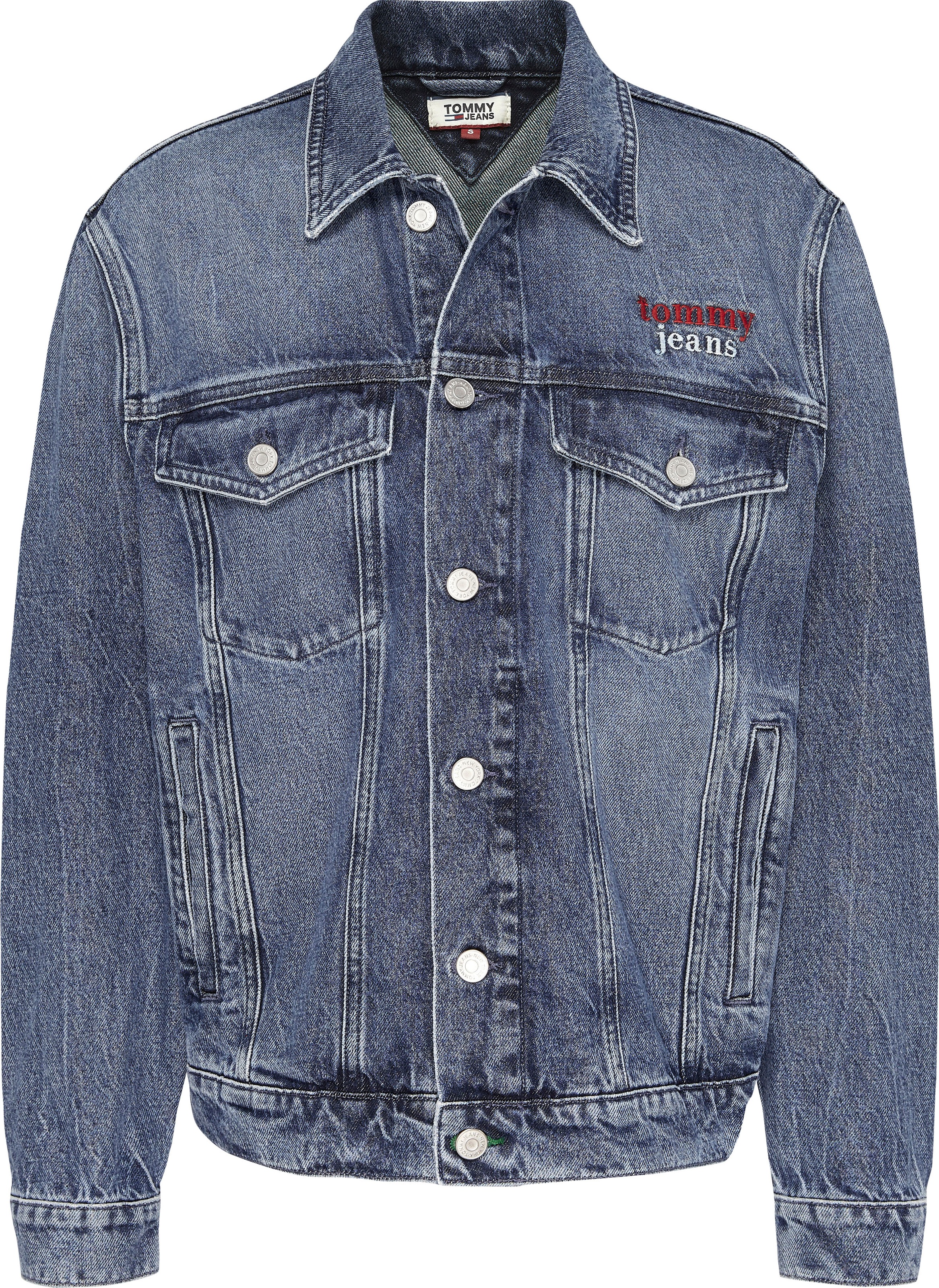TOMMY JEANS Jeansjacke »OVERSIZE TRUCKER JCKT SVMBR«