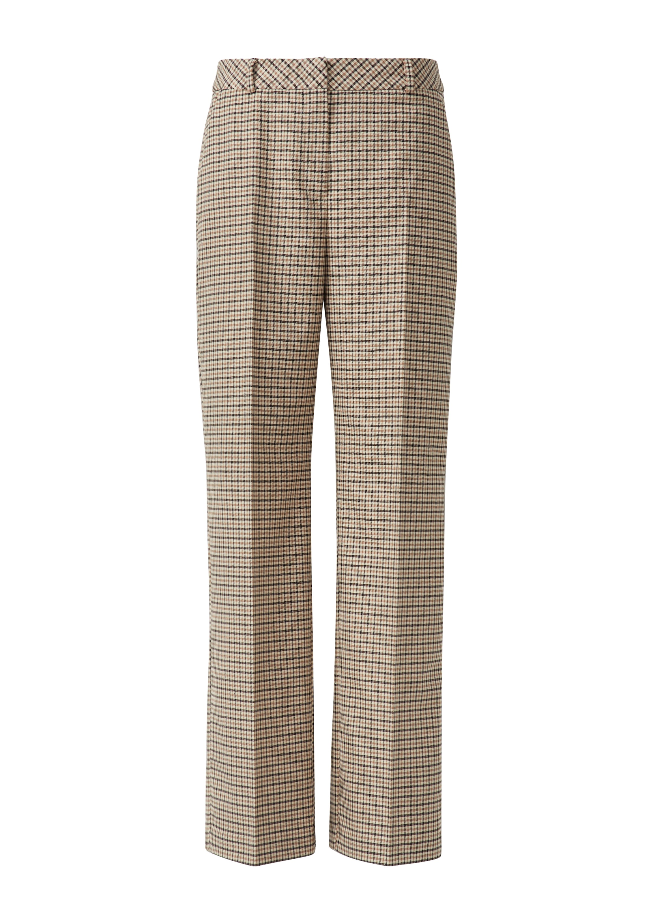 Comma Pantalon en tissu  avec motif à carreaux