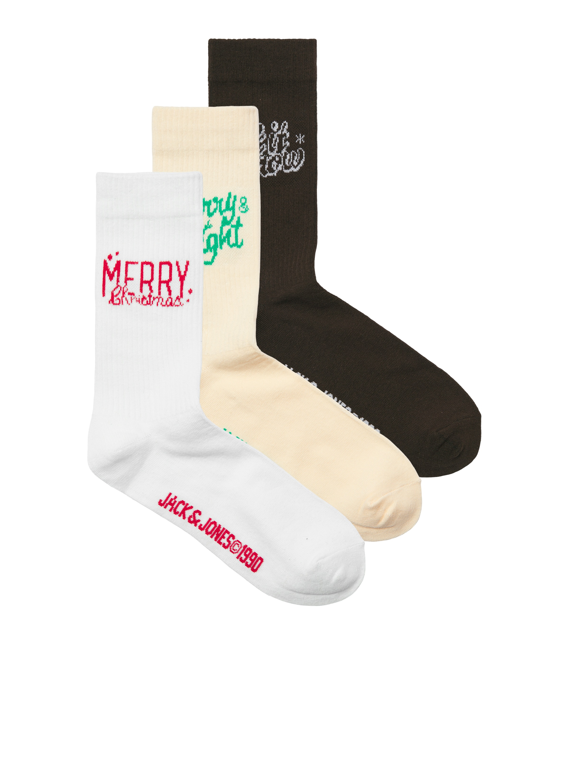 Image of Jack & Jones Freizeitsocken "JACMERRY TENNIS SOCKS 3 PACK" Packung, 3 Paar tlg.