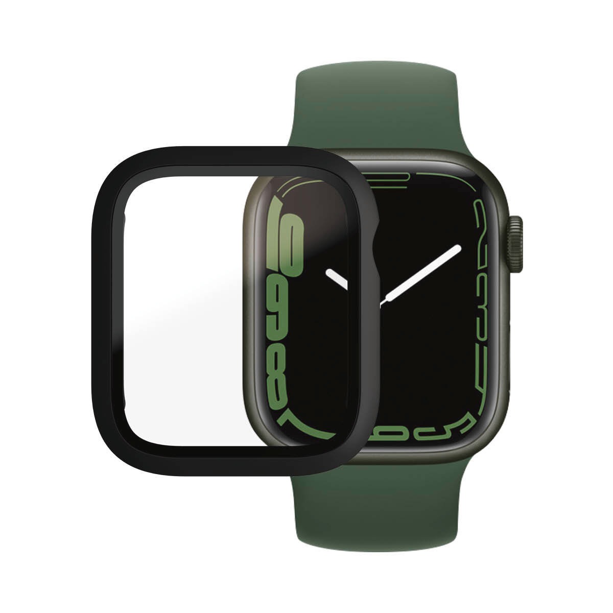 PanzerGlass Displayschutzglas »Full Body«, für Apple Watch 7 41mm-Apple Watch 8 41mm, passend für Apple Watch 7, 8 Series 41mm