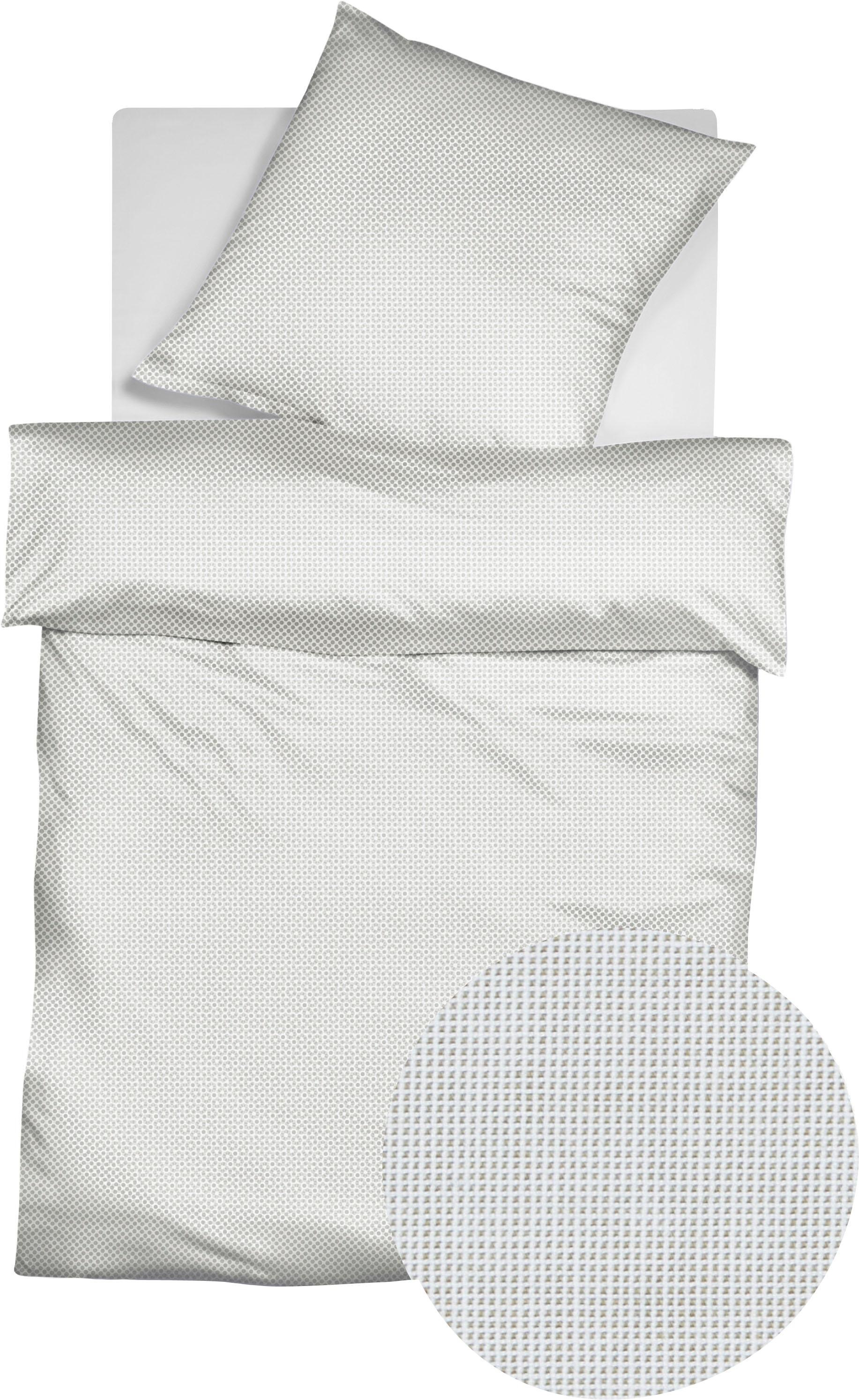 Image of fleuresse Bettwäsche "Porto" 3 Stk. 100% Baumwolle, in Gr. 135x200, 155x220, 200x200cm, Reissverschluss