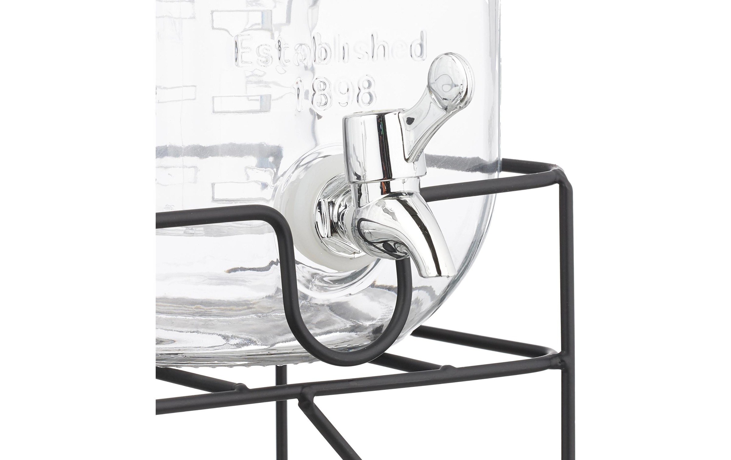 relaxdays Getränkespender »mit Ständer 2er Set, 4 Liter«