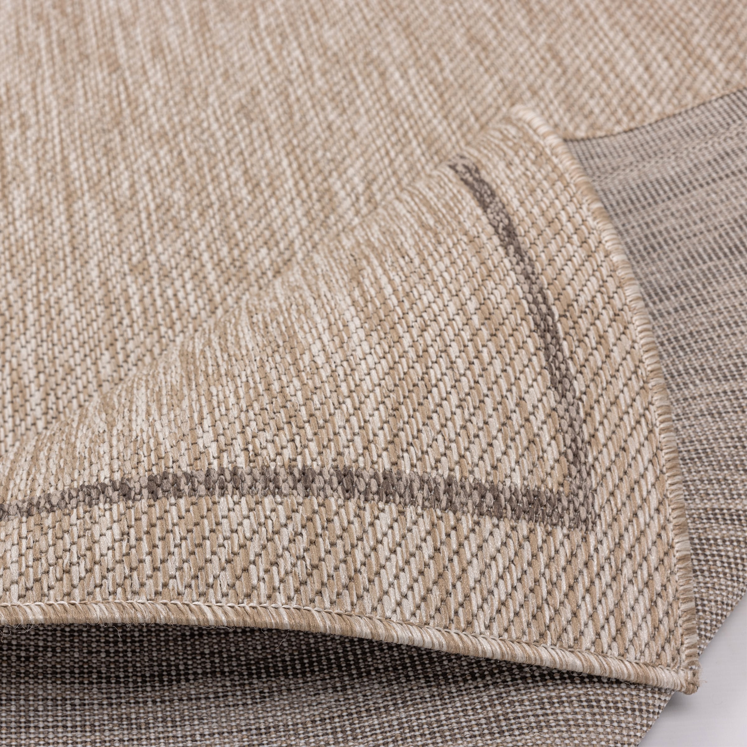 Sansibar Teppich »Nordsee Beach SA-035« rechteckig 5 mm Höhe modernes Design, meliert, Motiv: Säbel, In- und Outdoor geeignet