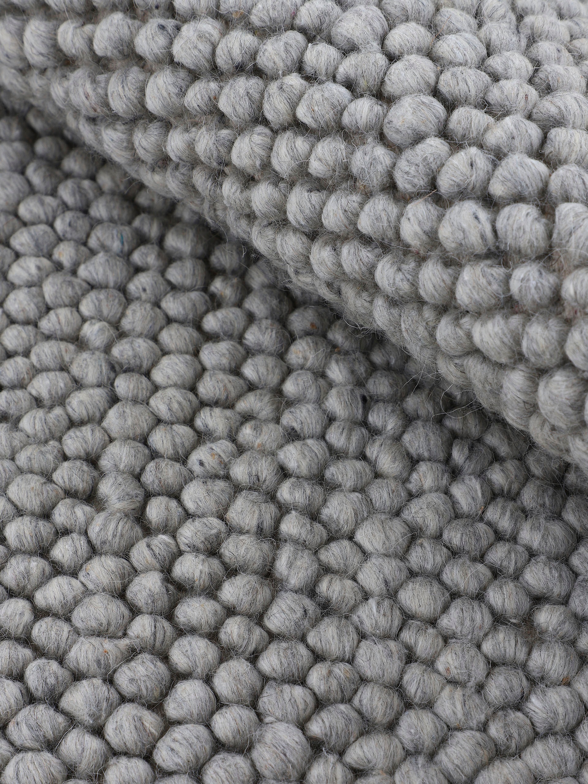 carpetfine Teppich »Calo«, rechteckig, 16 mm Höhe, Handweb Teppich, Uni Farben, meliert, handgewebt, 70% Wolle