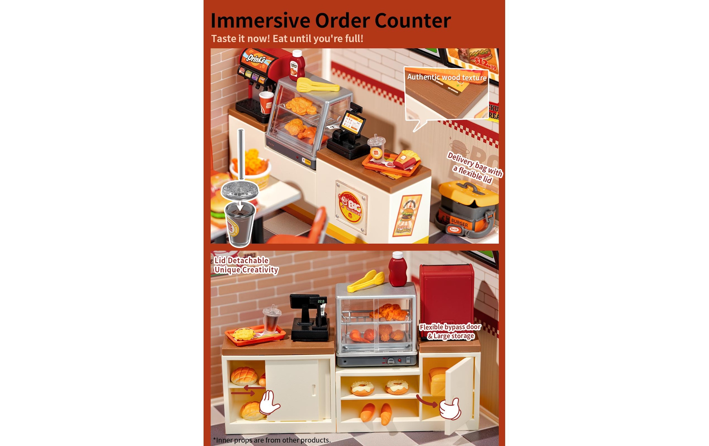   Kit de modèles réduits »RoboTime Yum Yum Burgers«