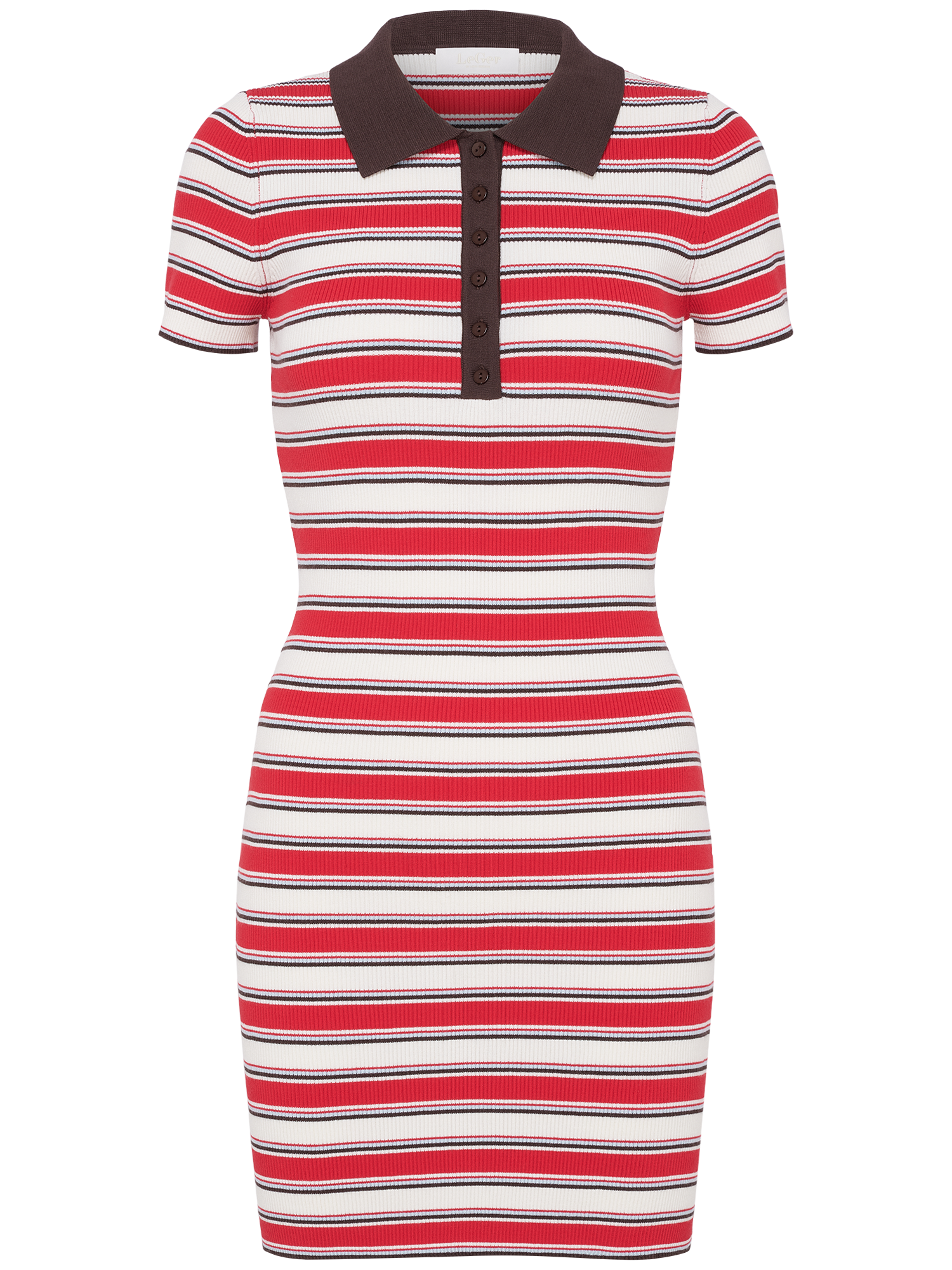 LeGer Midikleid »Elenia, LeGer by Lena Gercke« Ohne Taschen schmale Passform, Ringelmuster