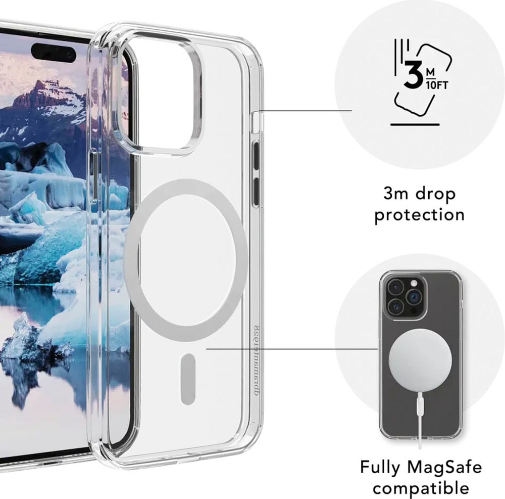 dbramante1928 Smartphone-Hülle »Iceland Pro MagSafe iPhone 15 Pro«, Apple iPhone 15 Pro, 15,5 cm (6,1 Zoll)