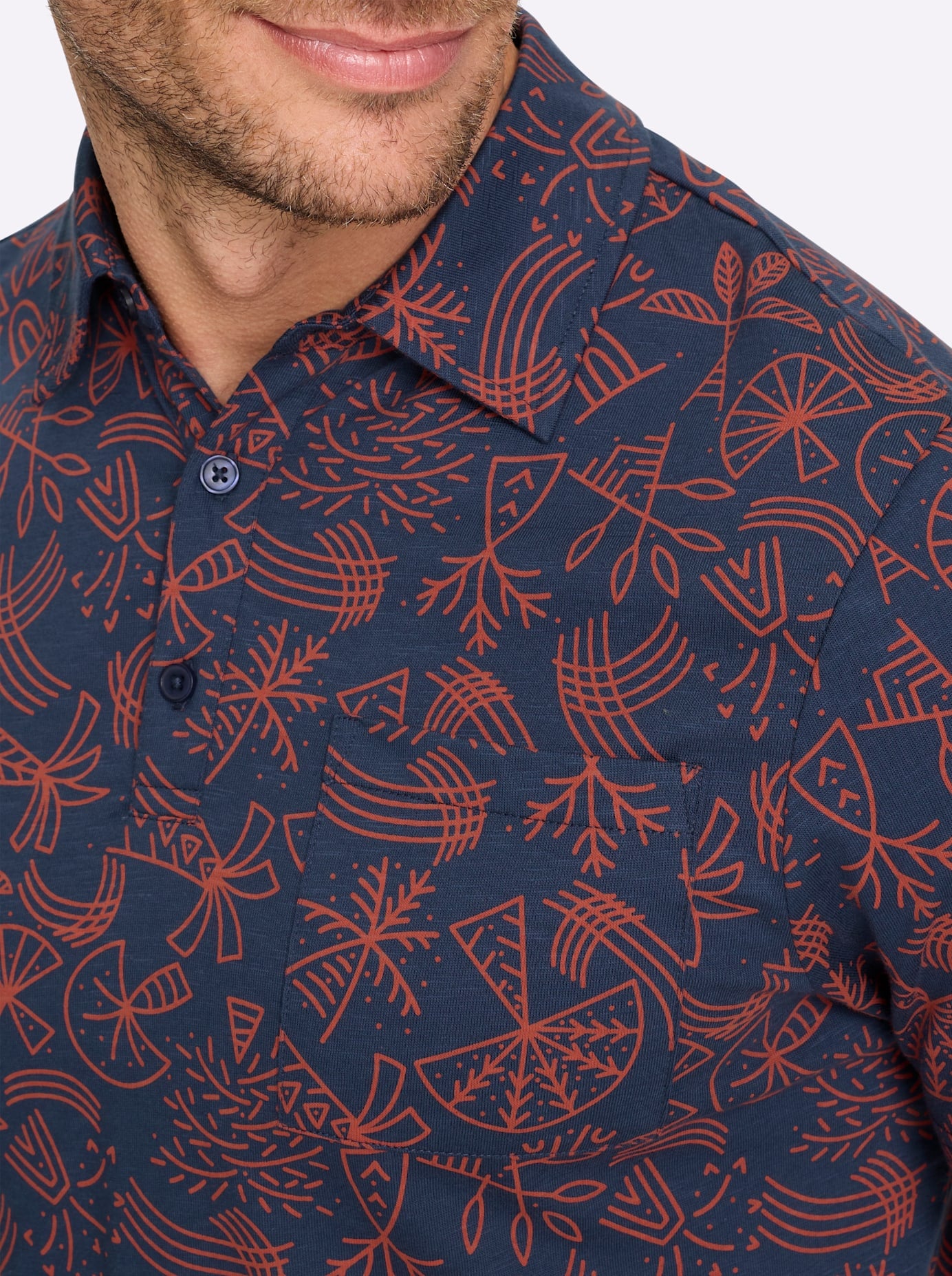 Marco Donati Kurzarmshirt »Kurzarm-Poloshirt« 1 tlg.