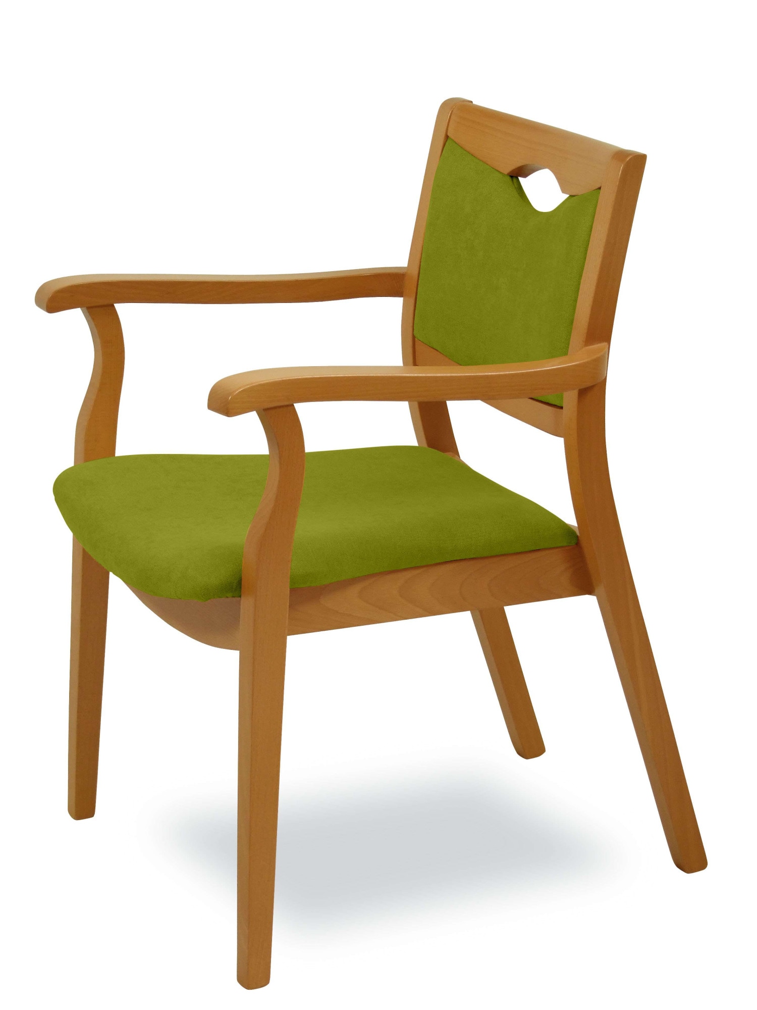 Home affaire Armlehnstuhl »London, Stuhl, Komfortsessel, 3 Gestellfarben, Made in Italy« () 1 Stk.Extra-komfortabel, ergonomisch, fleckenabweisendes Gewebe, Massivholz