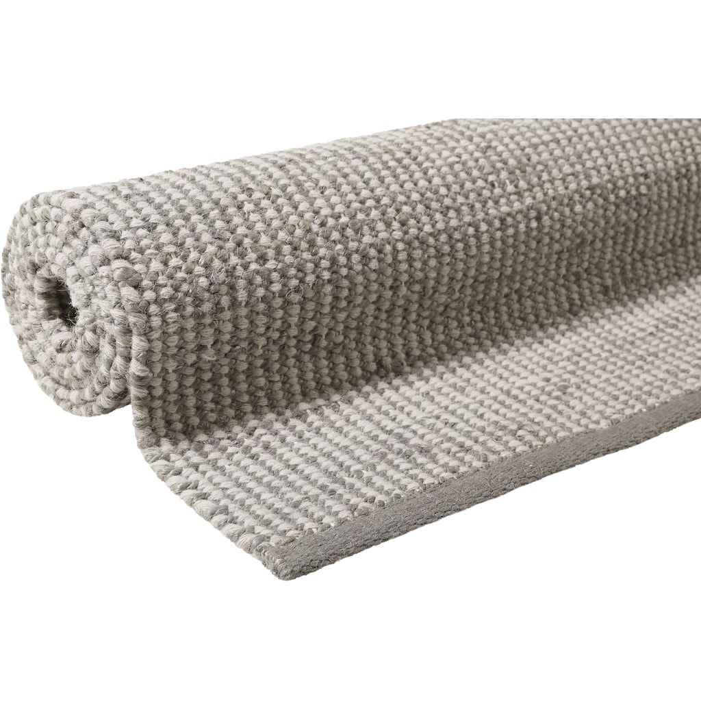 Esprit Wollteppich »Gobi«, rechteckig, 10 mm Höhe, Jute und Wolle für ein warmes Raumklima, handgewebt, Esprit Kollektion