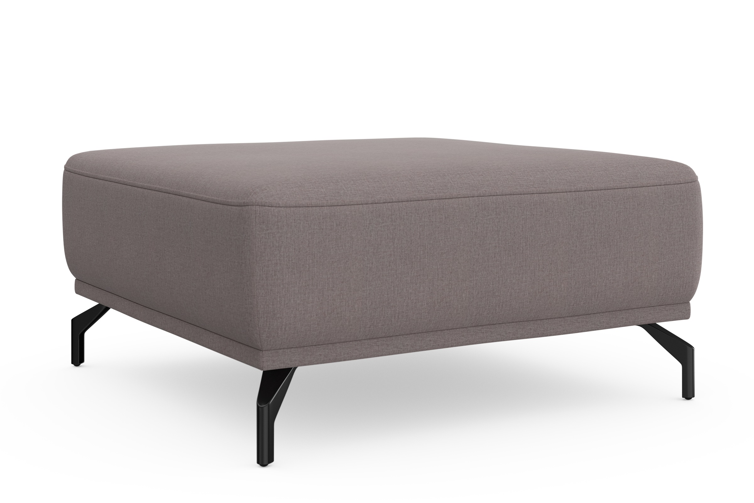 sit&more Hocker »Bailando«, mit Federkern und schwarzen, matten Metallfüssen