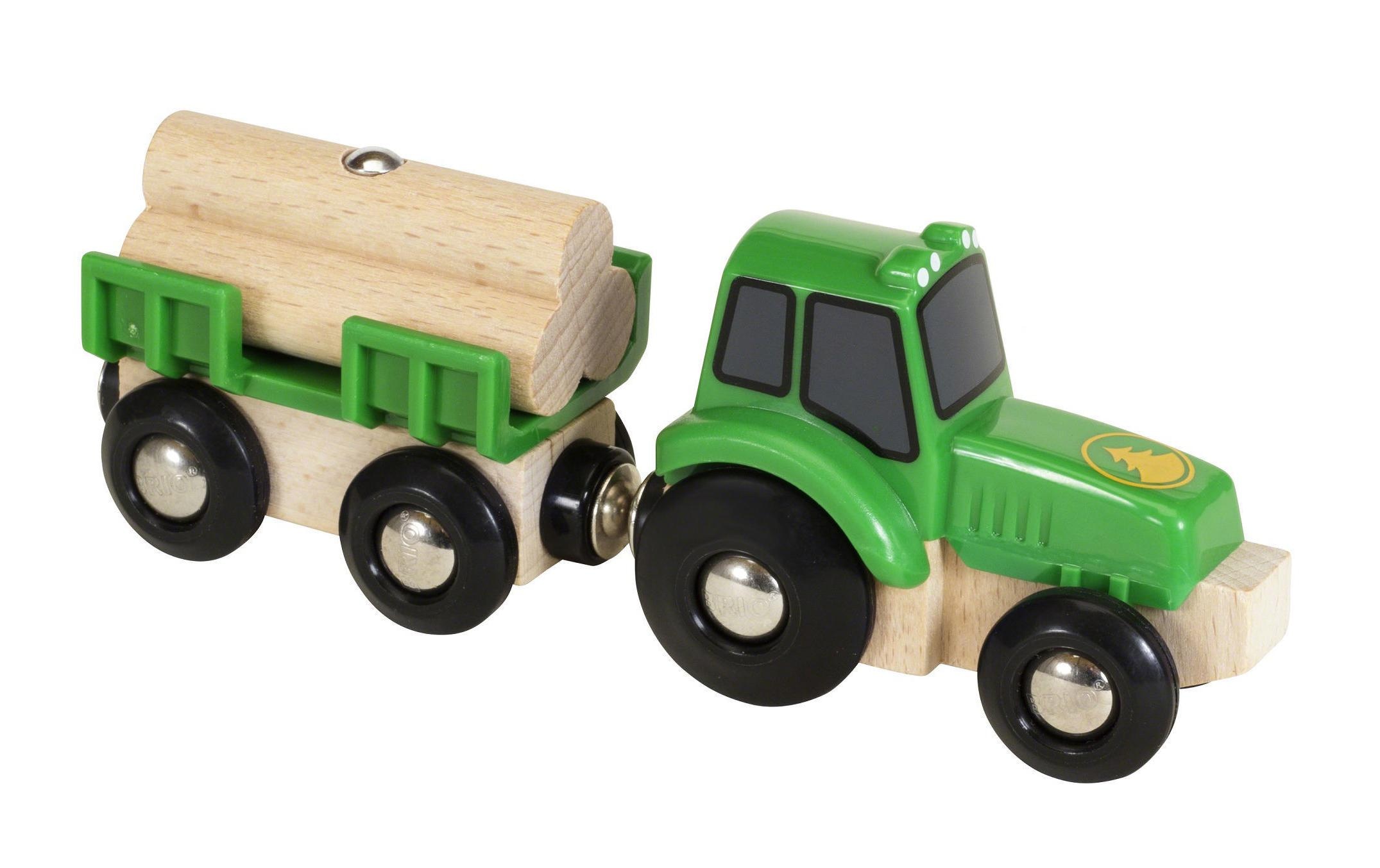 Spielzeug-Auto »Traktor mit Holz-Anhänger«