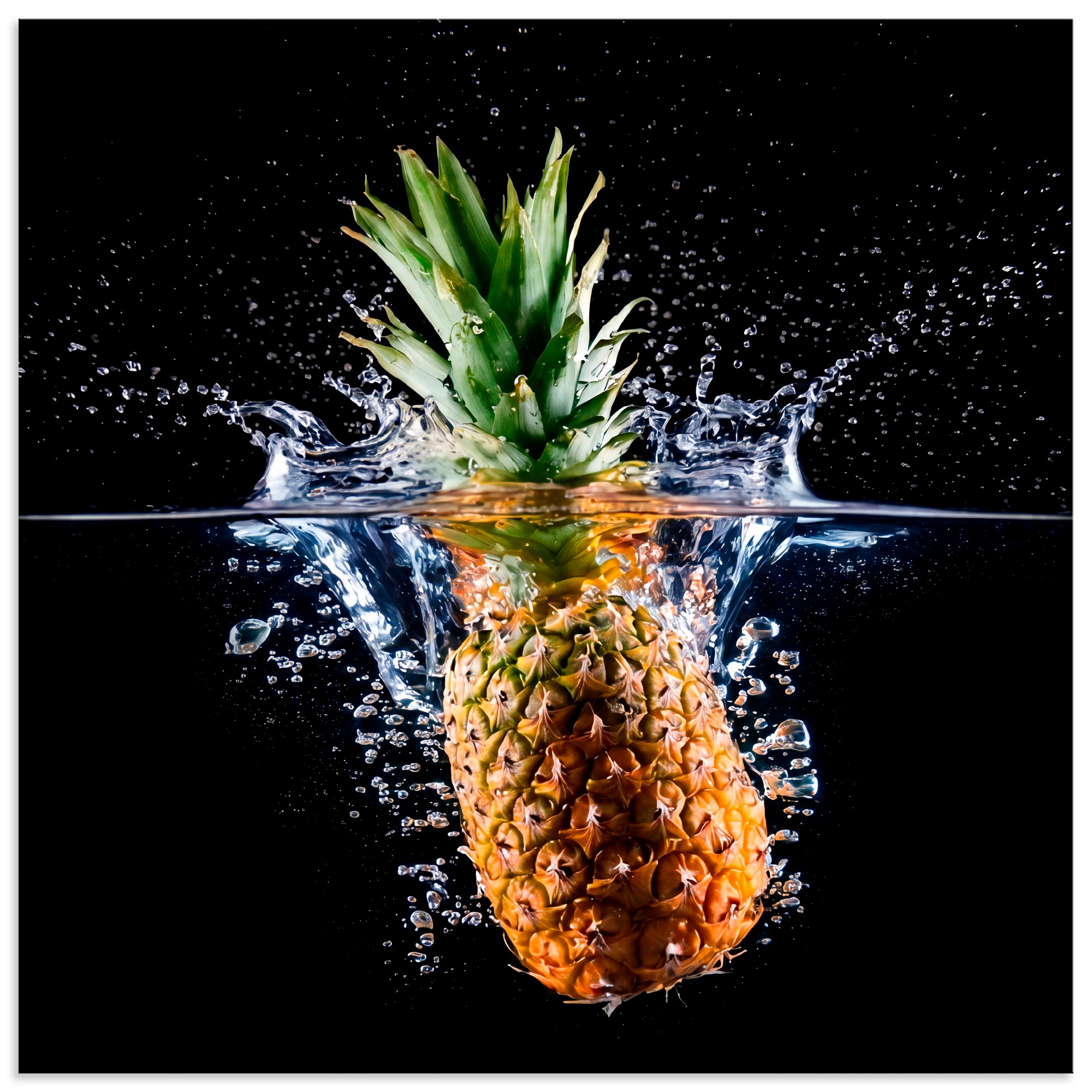 Image of GOODproduct Wandbild "Ananas" Obst Bilder 1 Stk. tlg. in verschiedenen Grössen