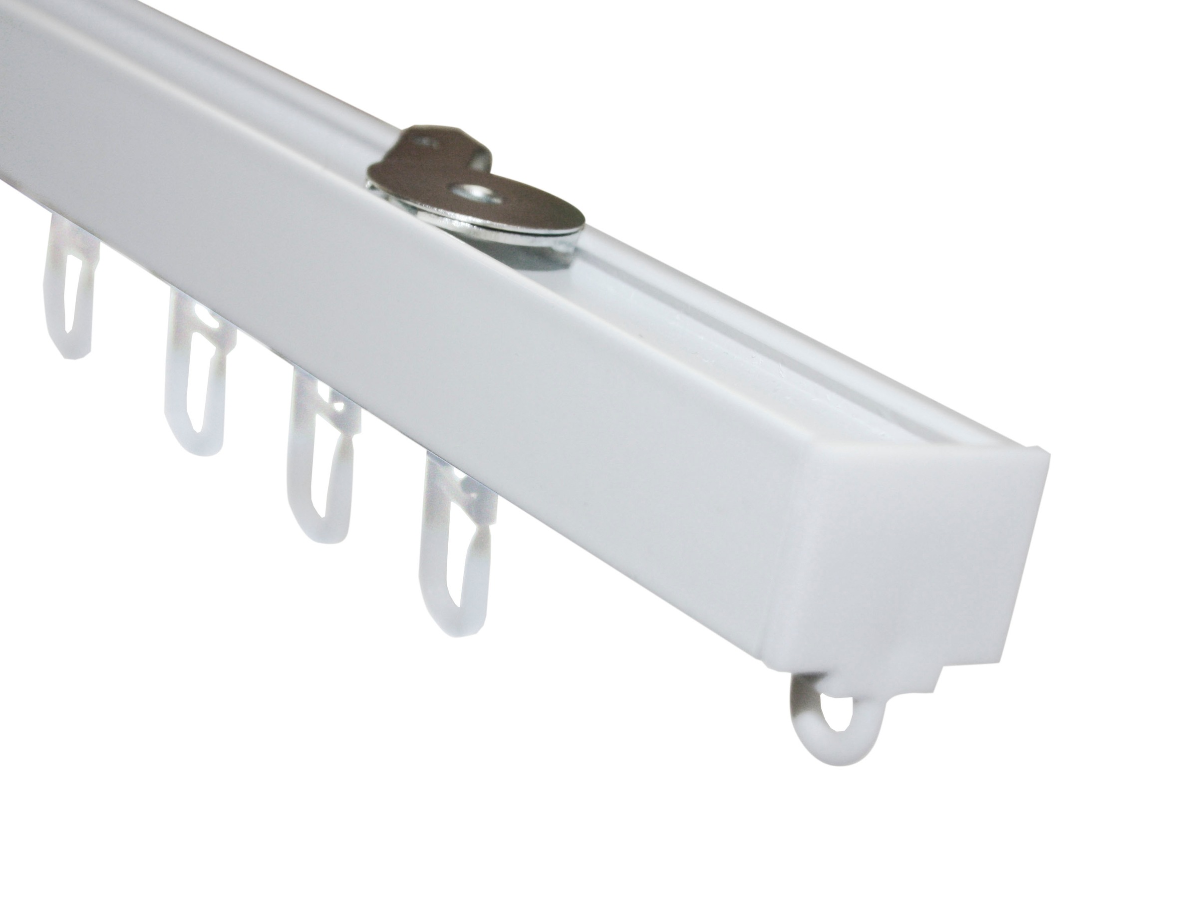 Image of GARDINIA Vorhangschiene »Luna«, Fixmass, Aluminium-Vorhangschienen Set Luna bei Ackermann Versand Schweiz