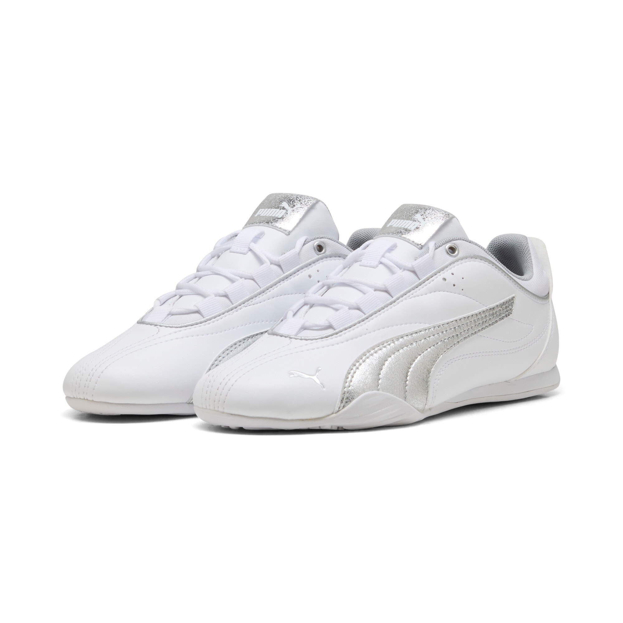 Image of PUMA Sneaker "CATCH SOLEIL METALLIC WHISPER" für sportlichen Look, mit Gummi-Laufsohle, mit Schnürung