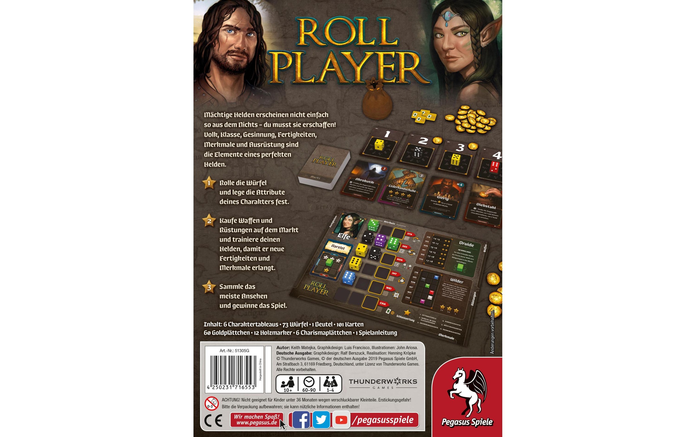 Pegasus Spiele Spiel »Roll Player«