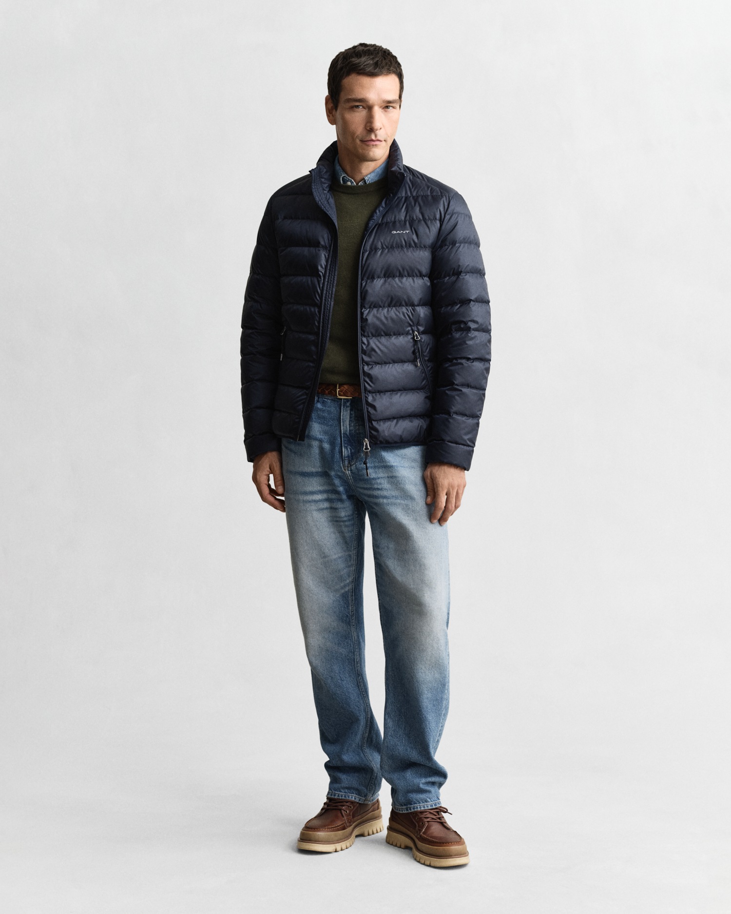 Gant Veste matelassée »LIGHT DOWN JACKET« 2-Wege-Reissverschluss, Übergangsjacke, regular fit