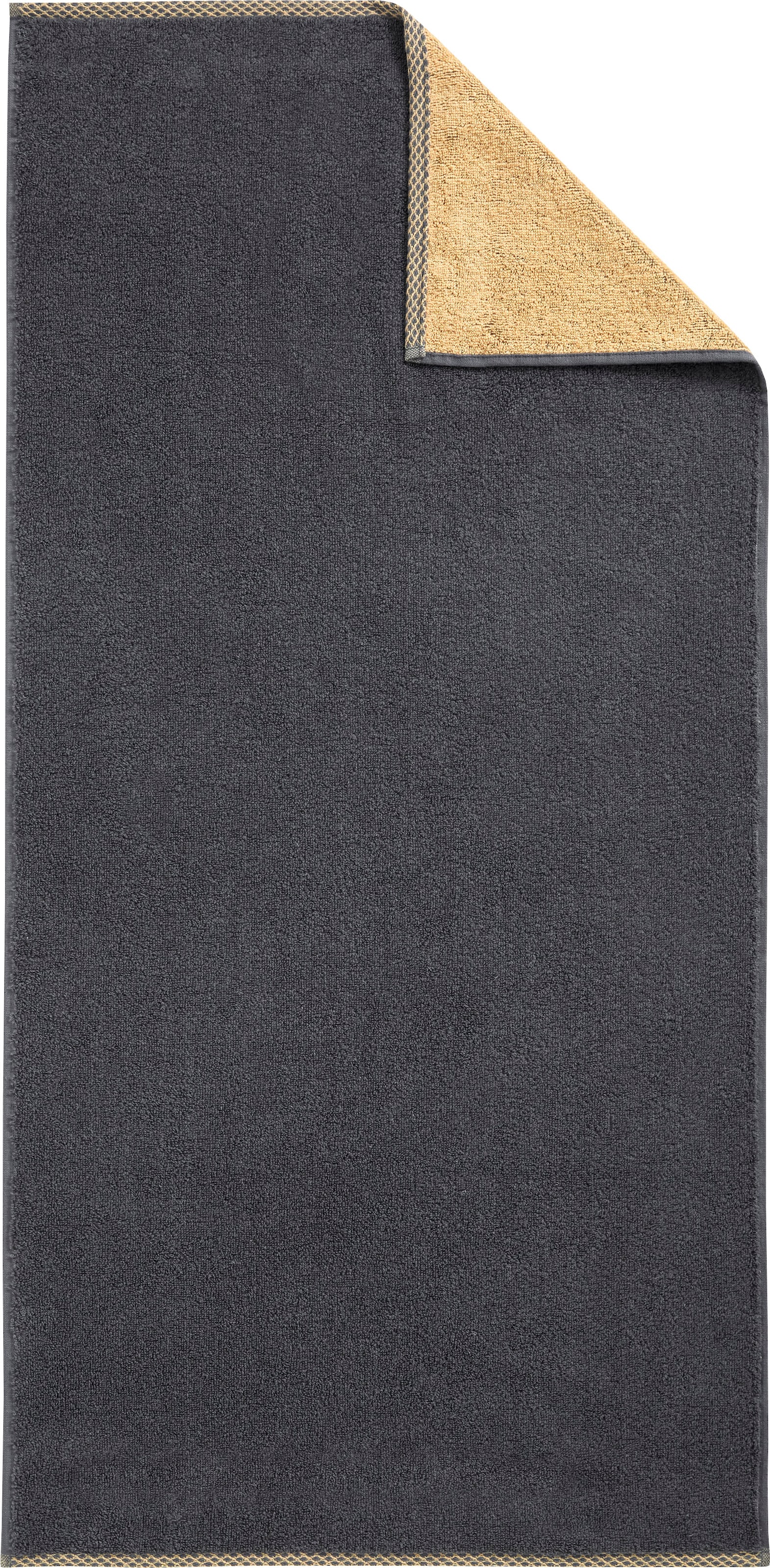 Dyckhoff Set de serviettes »Golden Shades Rhomb« Set 3 cuis Frottee en feutre 2 Handtücher (50x100cm), 1 Duschtuch (70x140cm)