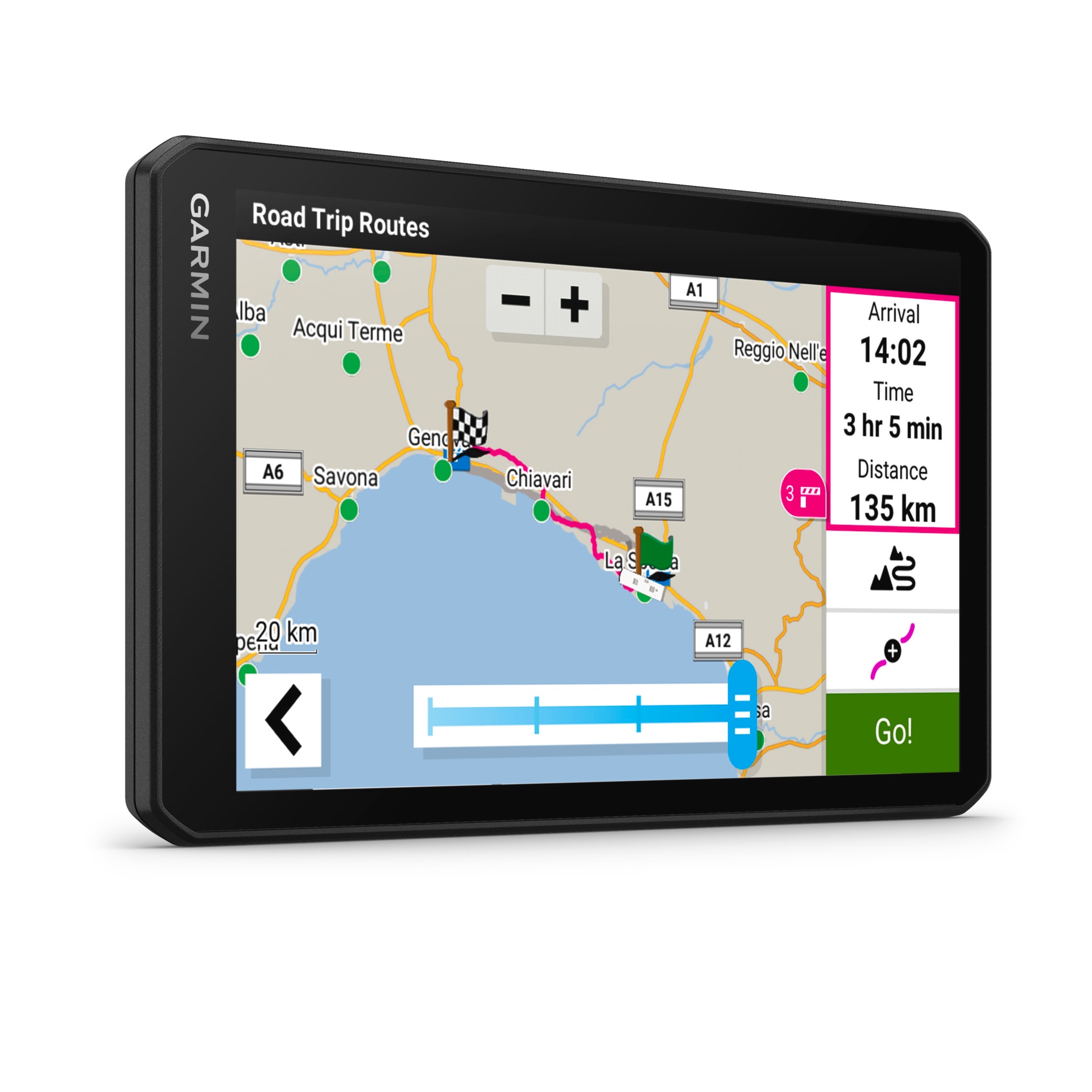 Garmin Navigationsgerät »CAMPERCAM 795 EU«, (Europa (46 Länder) Karten-Updates)