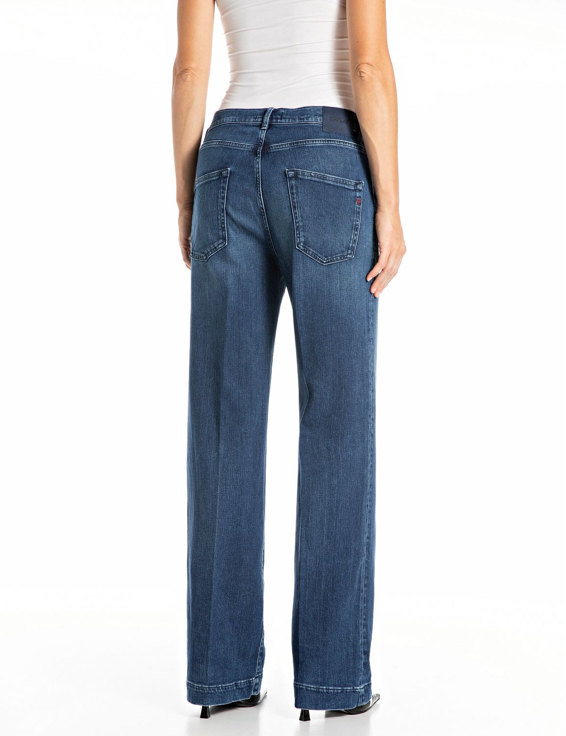 Replay Straight-Jeans »MELJA«, mit weitem Bein