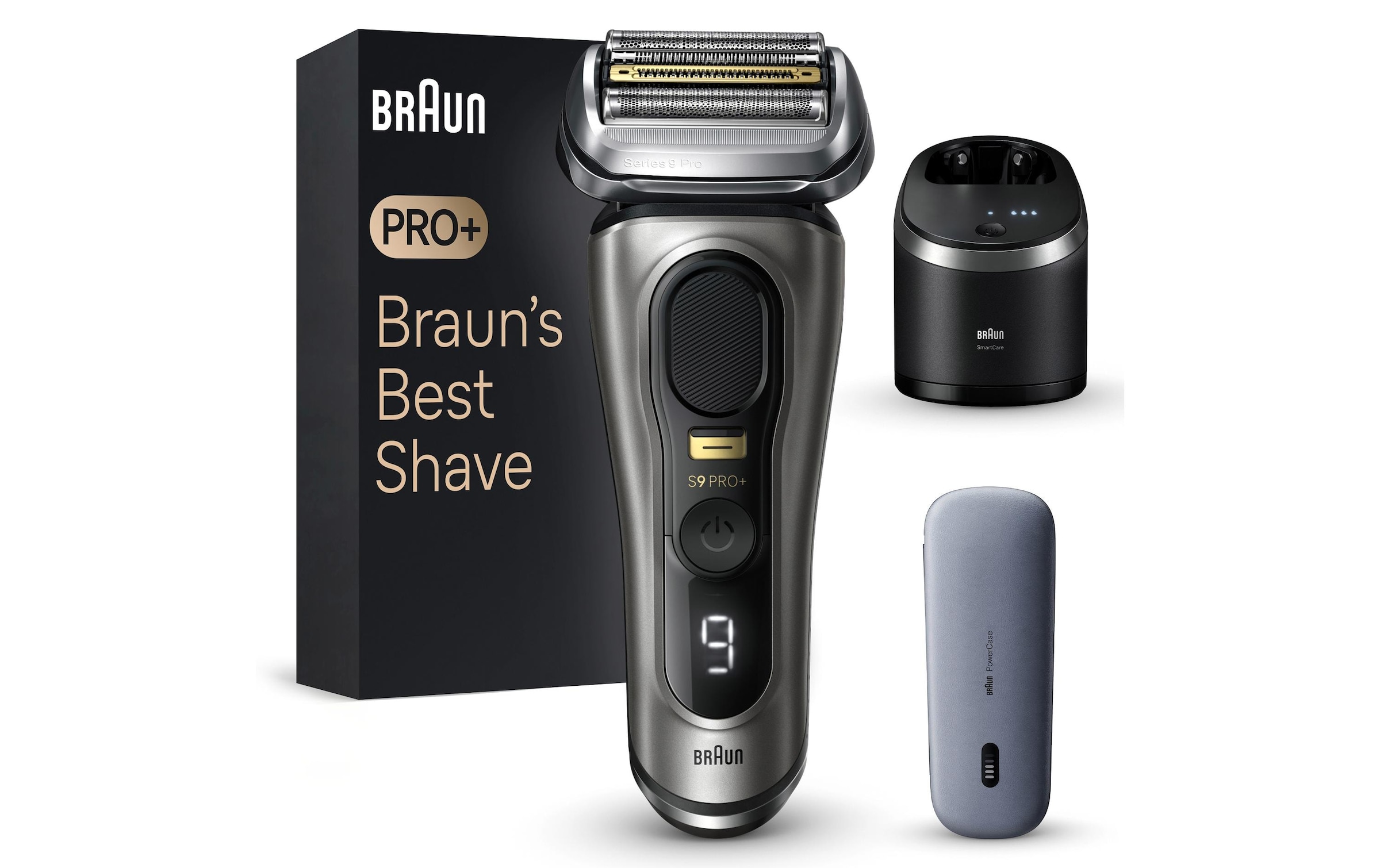 Braun Elektrorasierer »Series 9 Pro+ 9575cc mit Reinigungsstation«