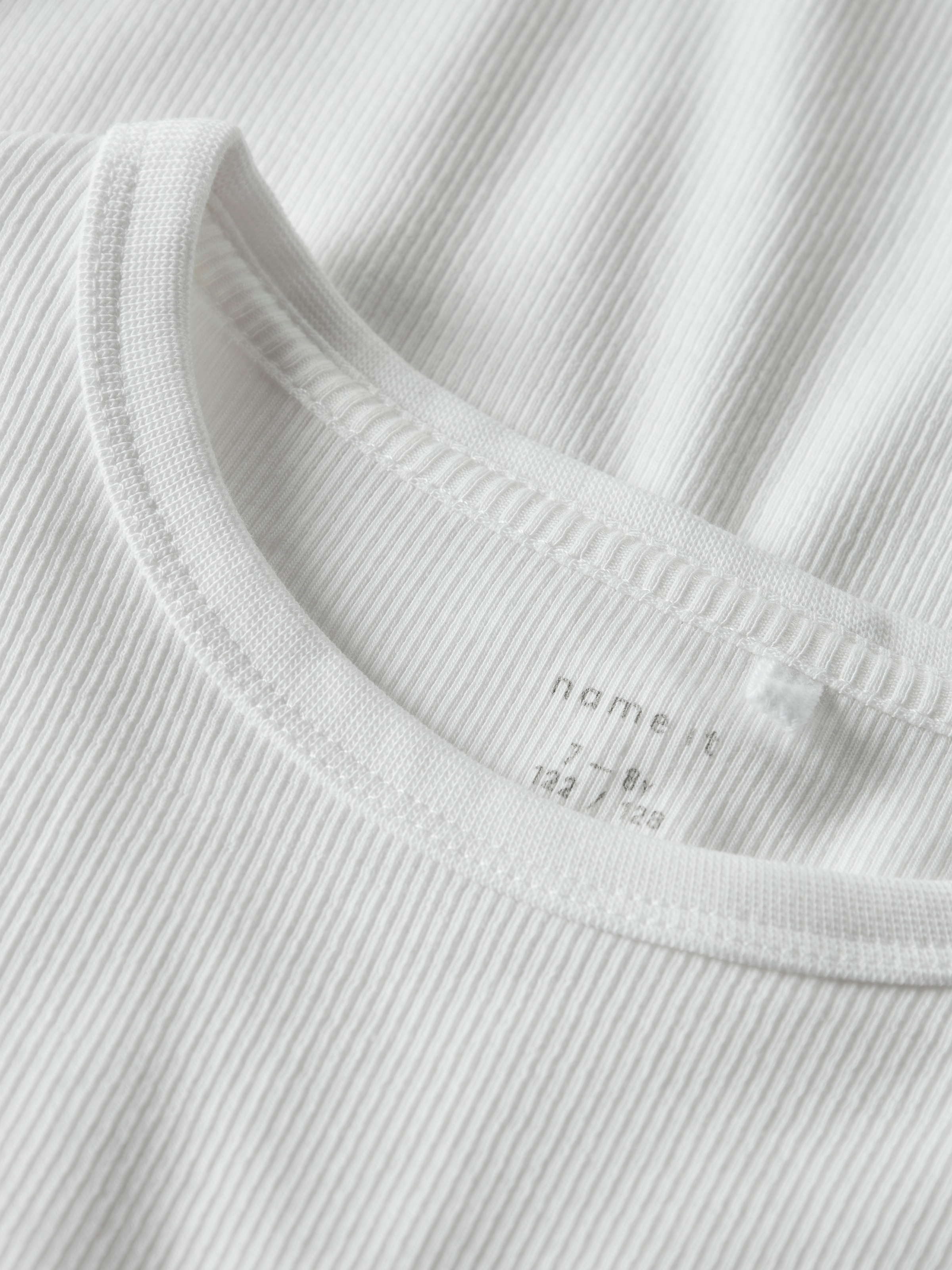 Name It T-shirt à manches courtes »NKFNAKAL SS SLIM TOP NOOS« Baumwollmischung, Jersey, Kurzarm