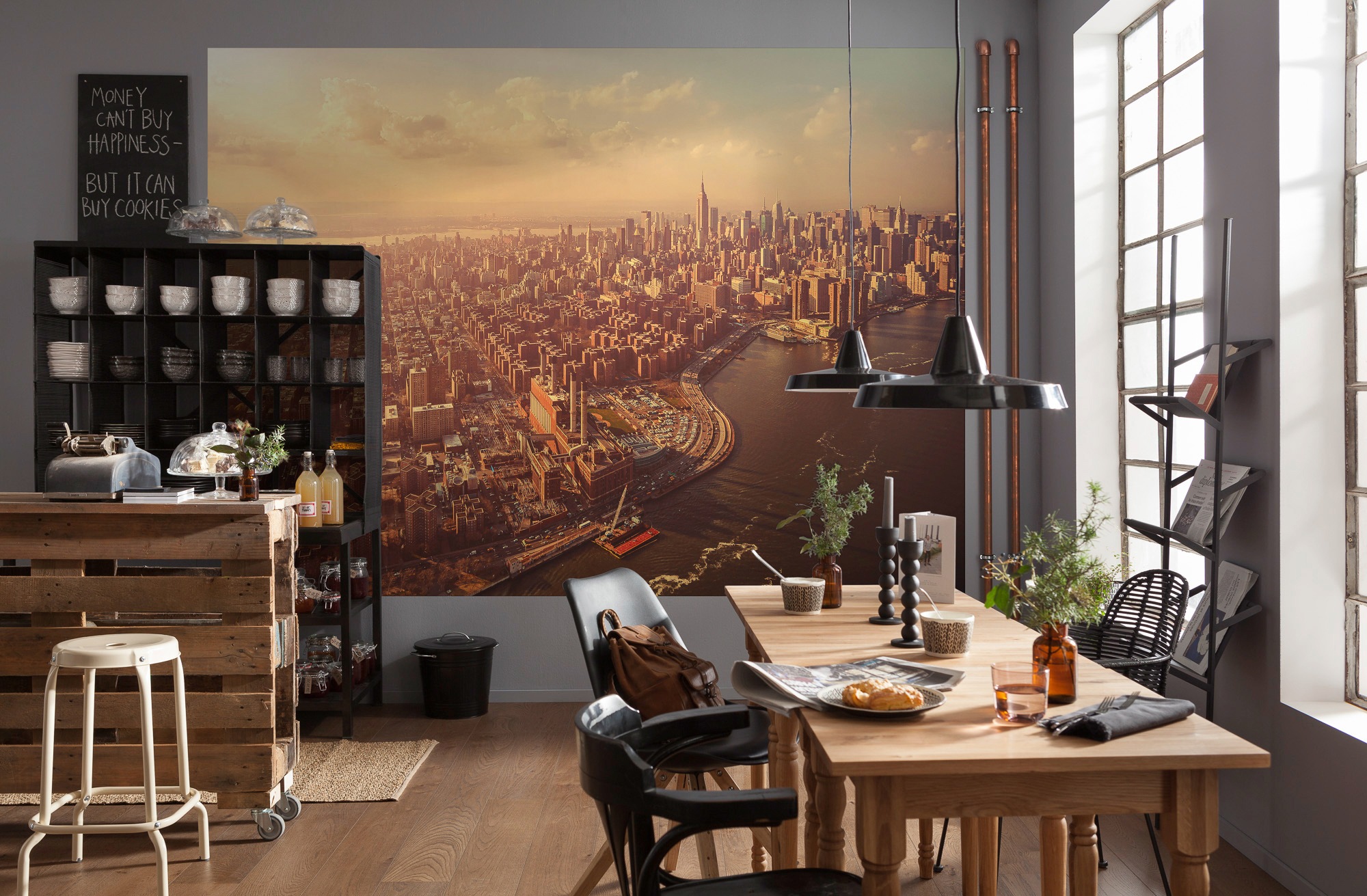 Komar Fototapete »Manhattan - Grösse 254 x 184 cm« bedruckt glatt Wohnzimmer, Schlafzimmer