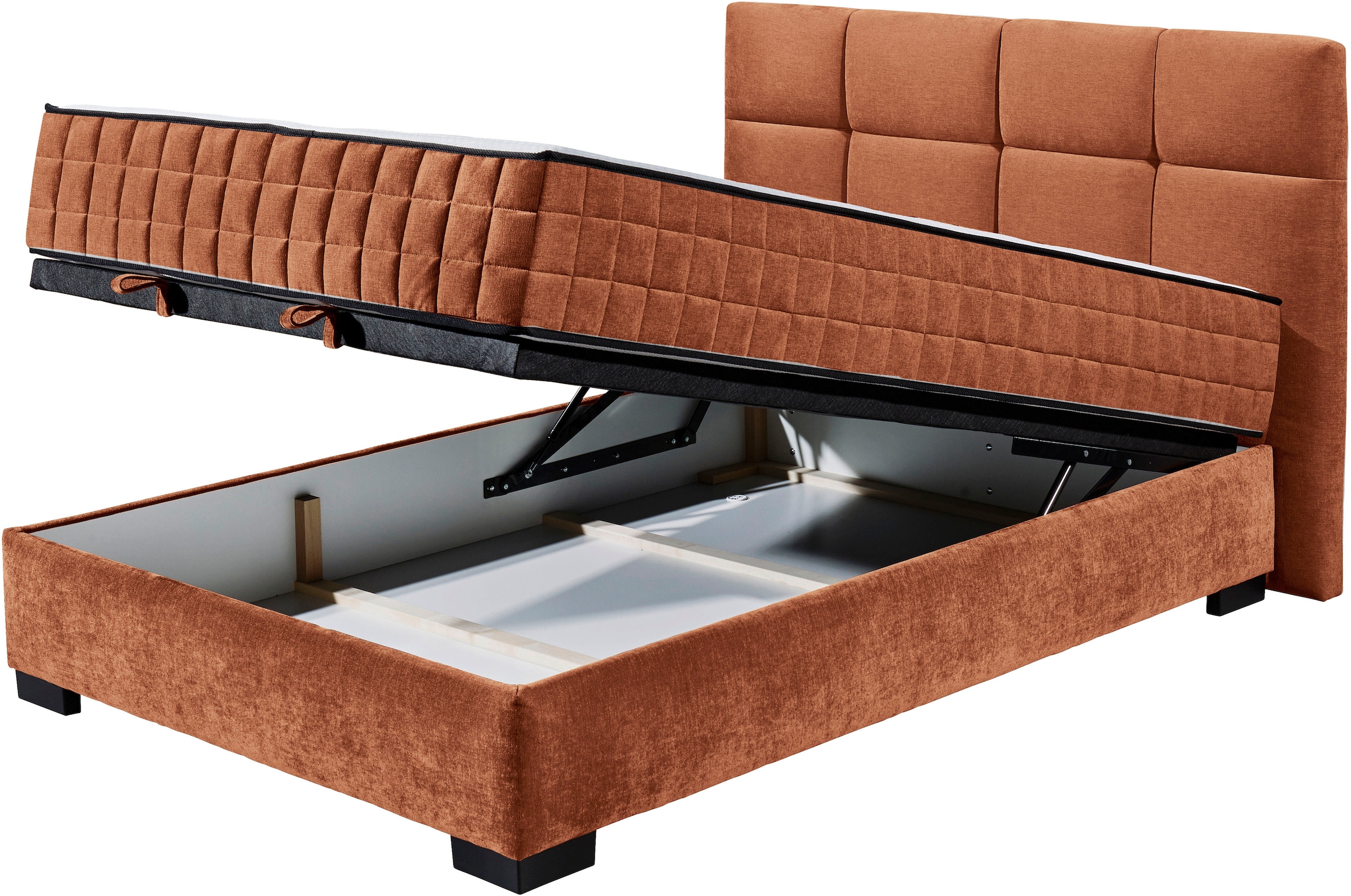 ED EXCITING DESIGN Boxbett »Nagol« mit Bettkasten, mit Wendematratze, erhältlich in verschiedenen Breiten