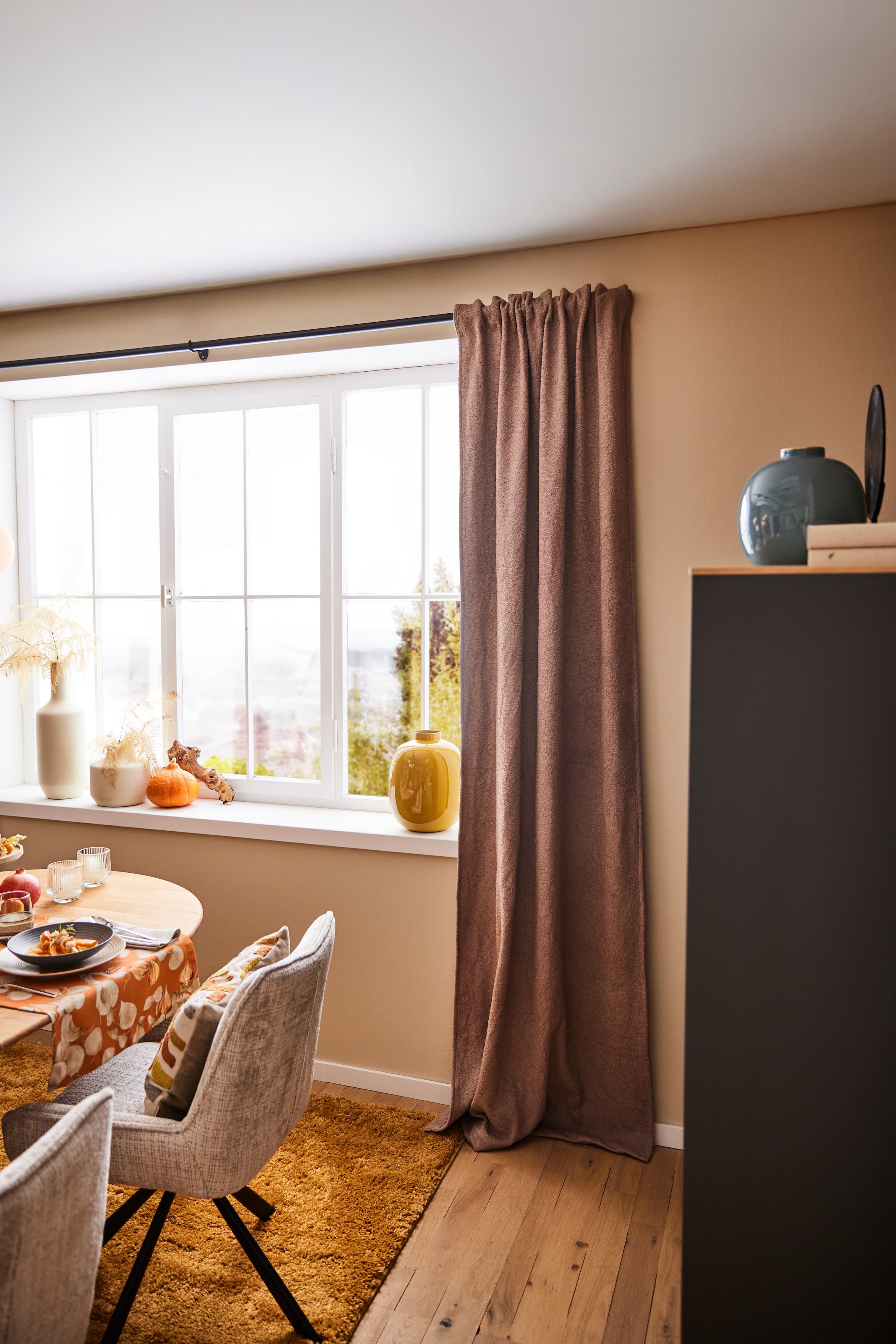 homsy by Ana Johnson Rideau occultant »Bouclea« premium, verdunkelnd, hochwertig, modern, Wohn-/Schlafzimmer, Bouclé