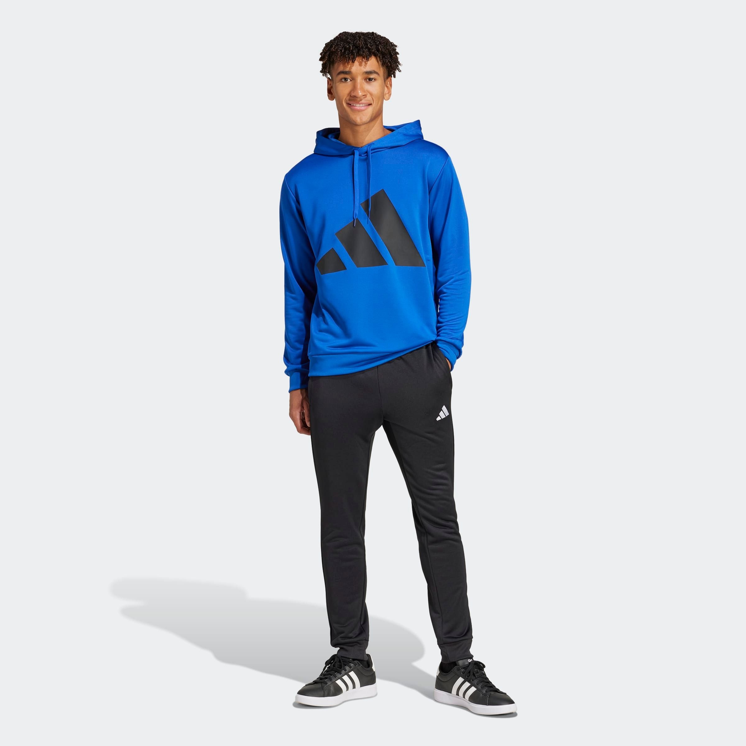 adidas Sportswear Trainingsanzug »M BL FT HD TS«, (2 tlg.), aus weichem French-Terry-Material, Hoodie
