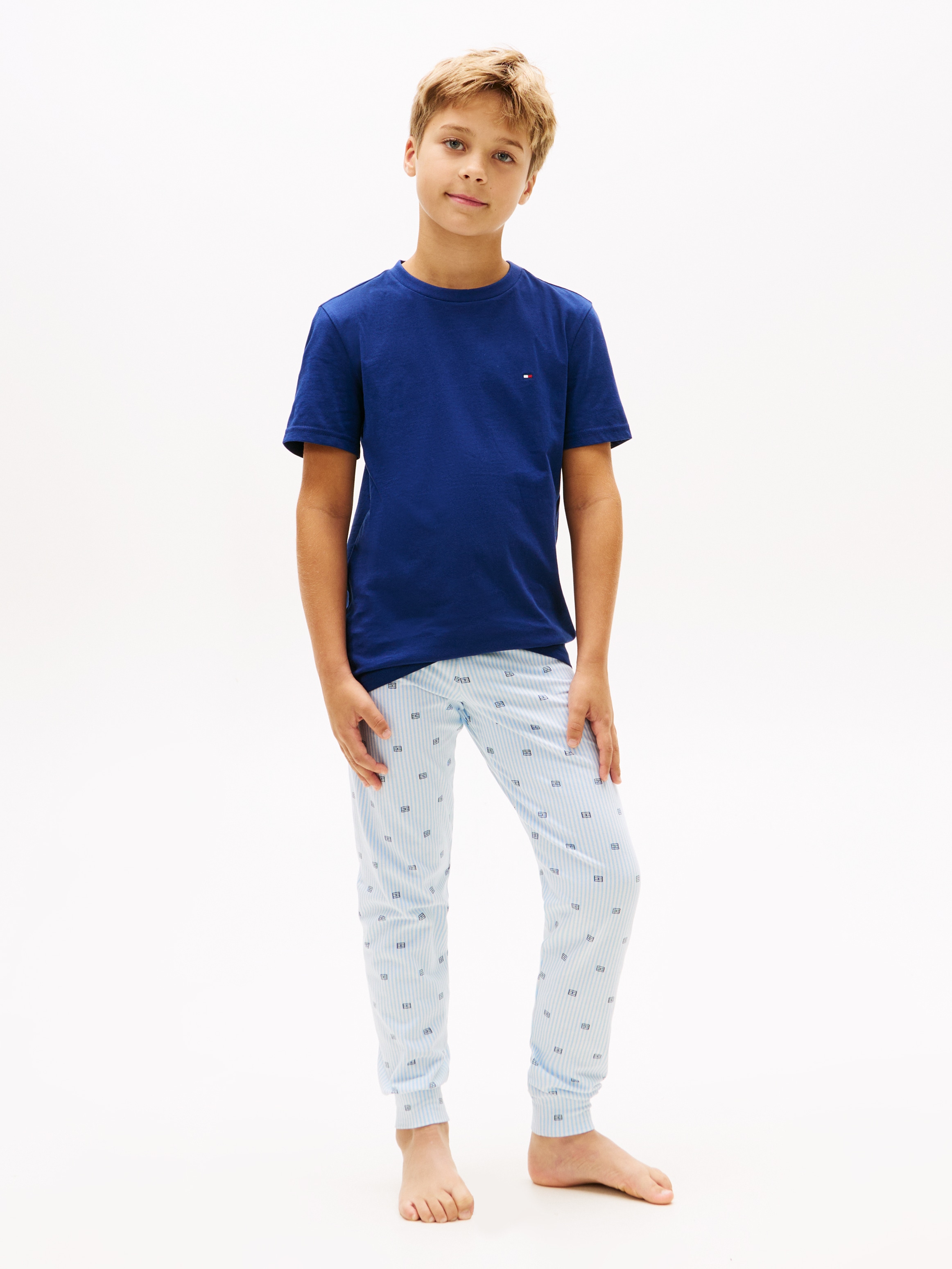 Tommy Hilfiger Underwear T-Shirt »2 PK SS TEE mit Stickerei und Rundhals im 2er-Pack« Packung, 2er-Pack, 2 tlg. unifarben, casual, regular fit, Baumwolle, Rundhals