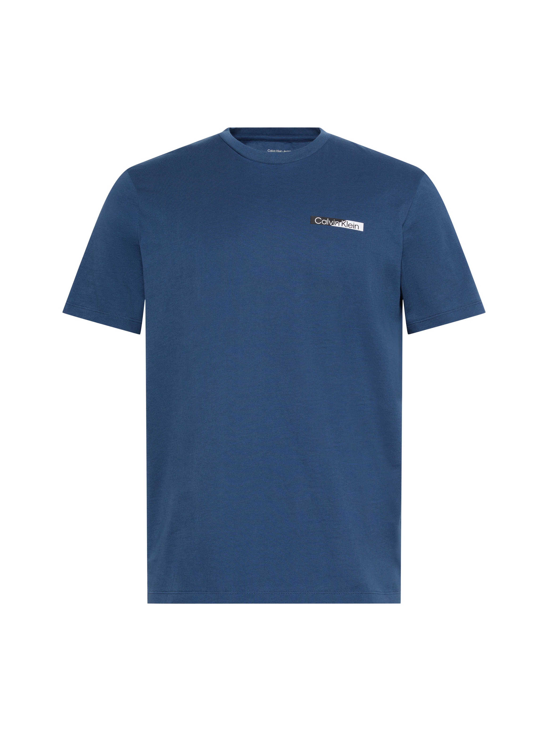 Calvin Klein T-shirt reine Baumwolle, Regular Fit, Brust- und Rückendruck