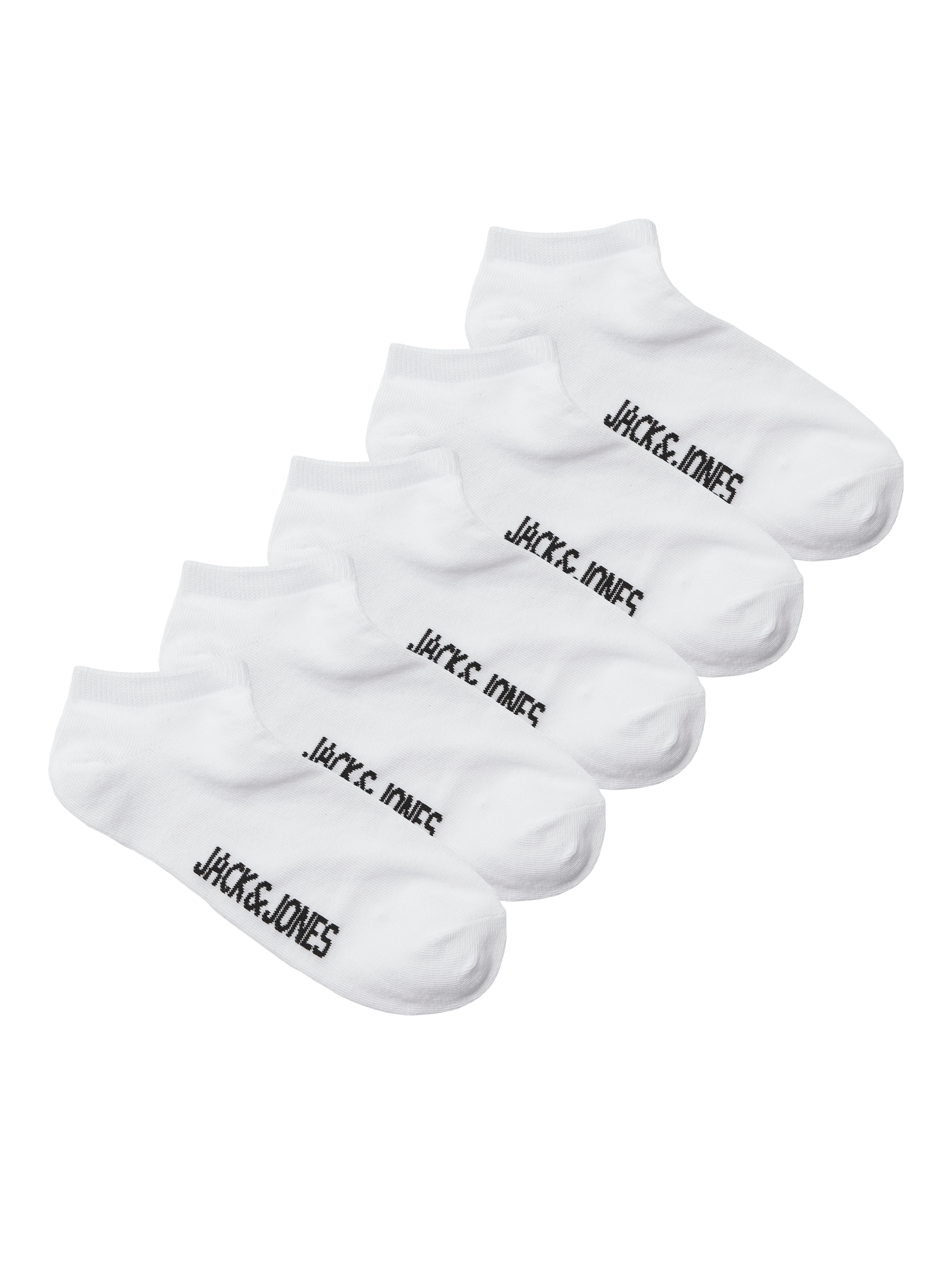 Jack & Jones Junior Socken »JACDONGO im 5er Pack, mit Stretchbund, knöchellang« Packung, 5 Paar tlg. unifarben, casual, eng, Jersey