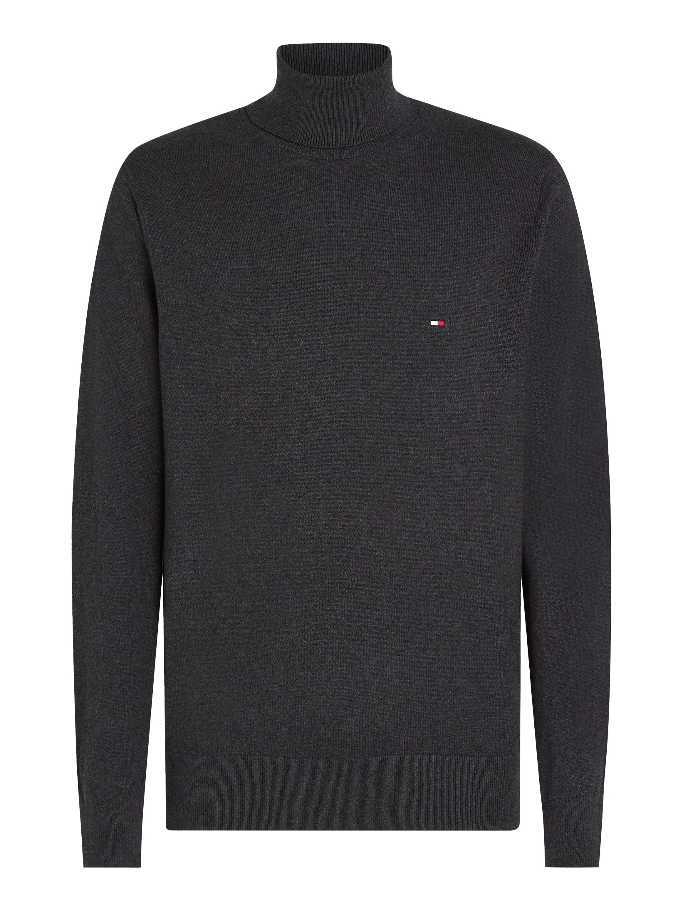 Tommy Hilfiger Rollkragenpullover »PIMA ORG CTN CASHMERE ROLL NECK«