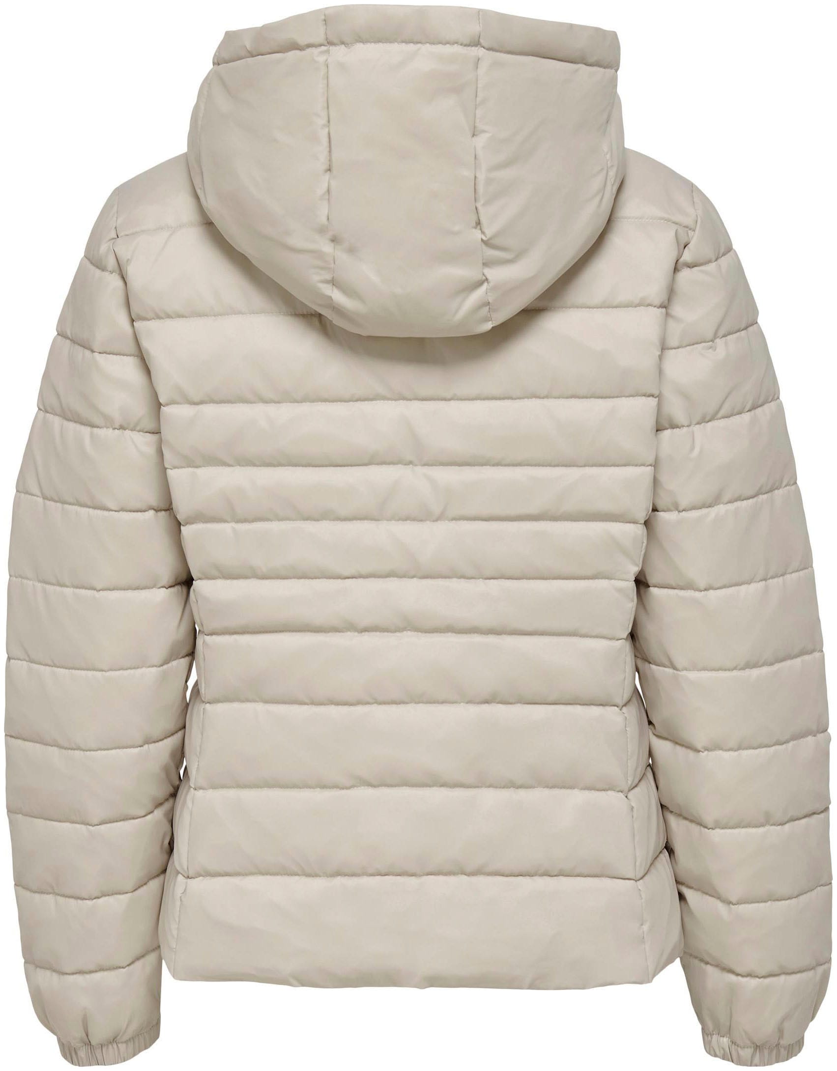 ONLY Steppjacke »ONLTAHOE HOOD JACKET OTW NOOS«, mit Kapuze, in modisch kurzer Form
