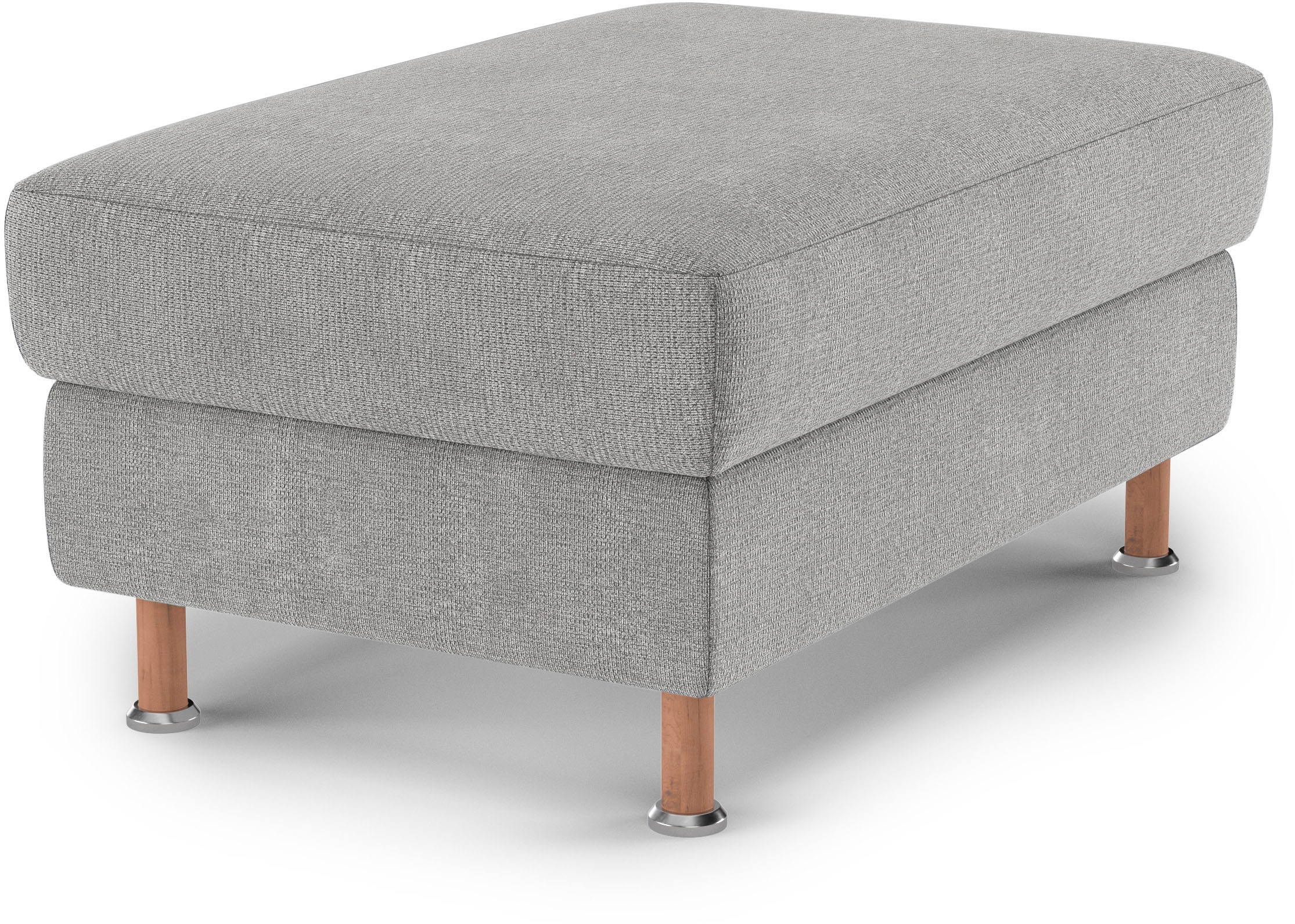 Home affaire Polsterhocker »Calypso«, Holzfuesse mit Metallteller