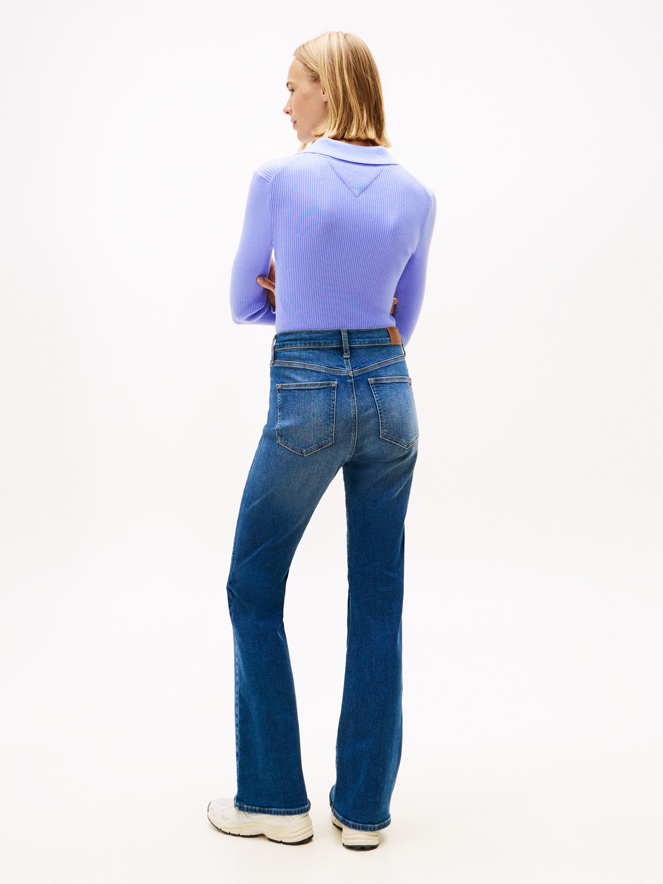 Tommy Jeans Bootcut-Jeans »SYLVIA HGH FLR BI0252«, in ausgestellter Form