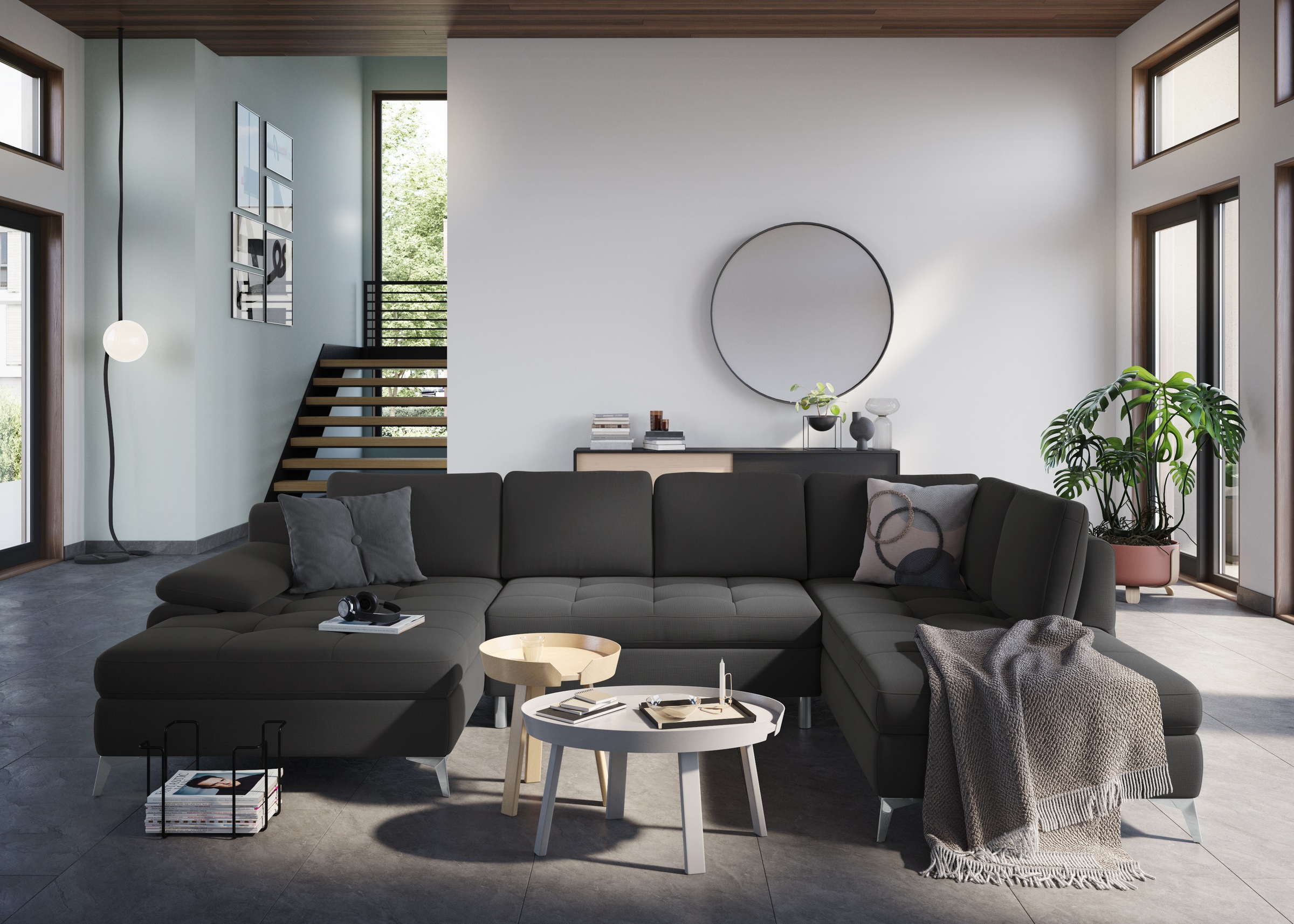 Image of sit&more Wohnlandschaft, mit Recamiere, wahlweise mit Bettfunktion und Bettkasten bei Ackermann Versand Schweiz