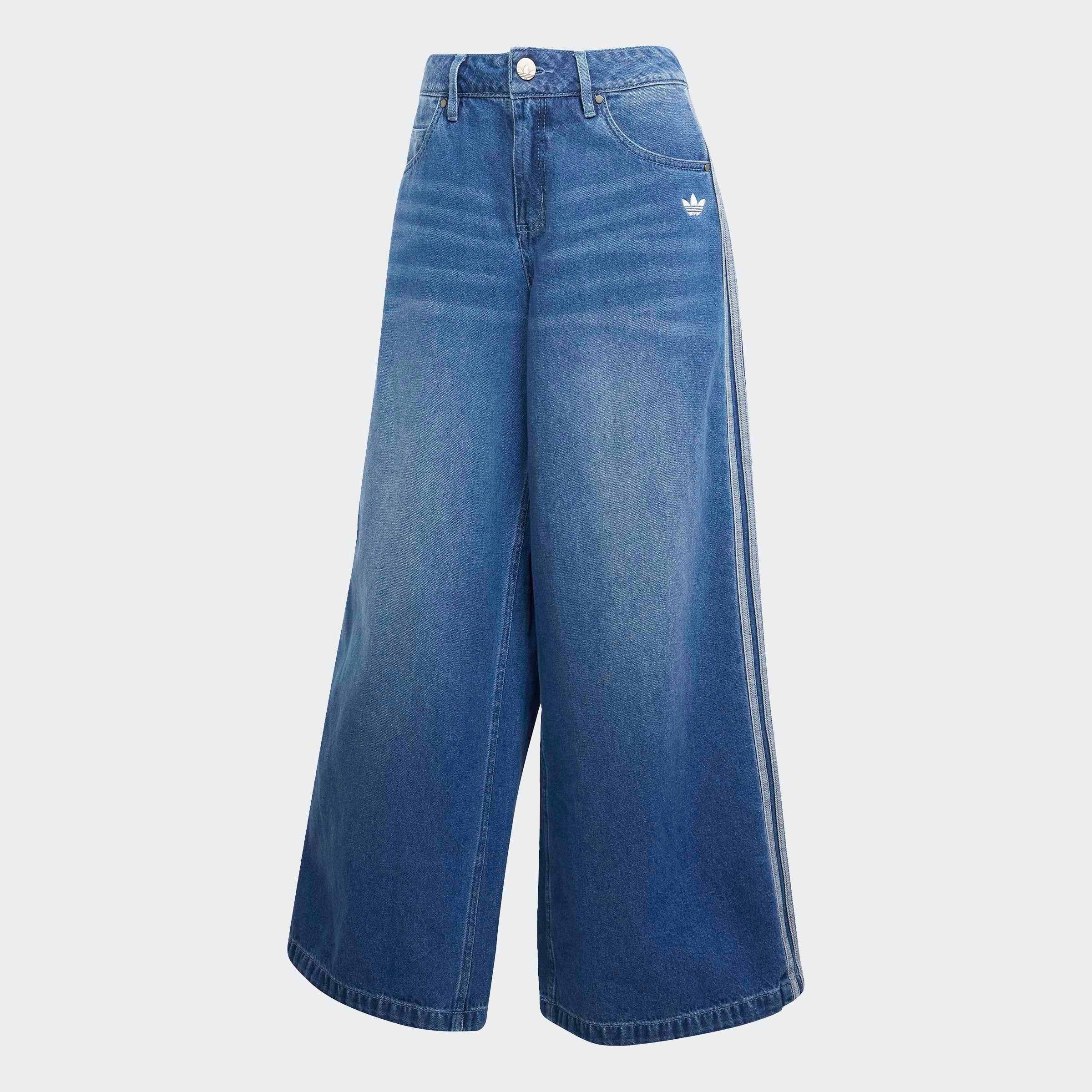 adidas Originals Pantalon de sport »DENIM WIDE PANT«  adidas Jeans, lässiger Style von der Moder der 90er inspiriert