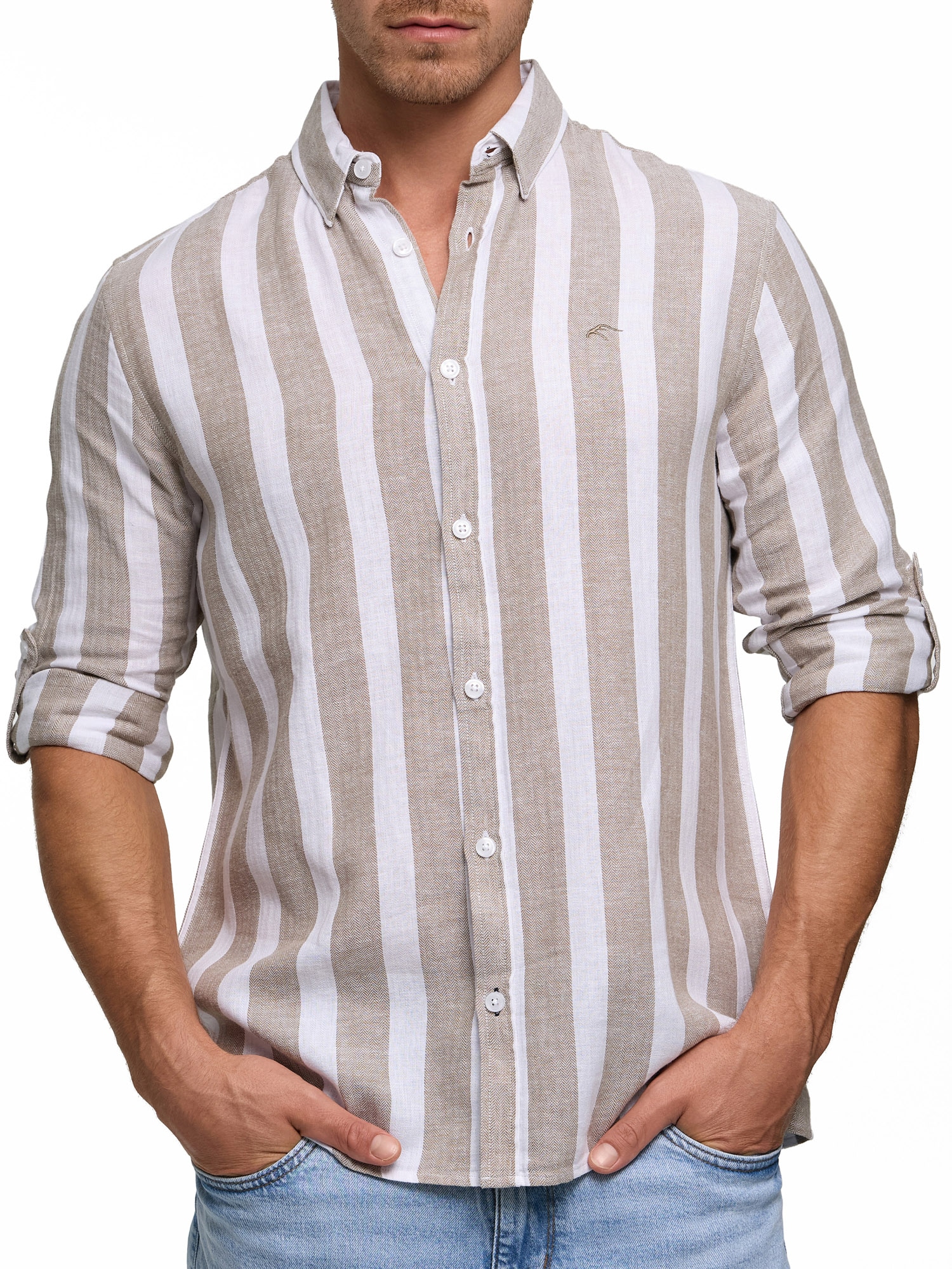 Indicode Chemise à manches longues »INDonuld«