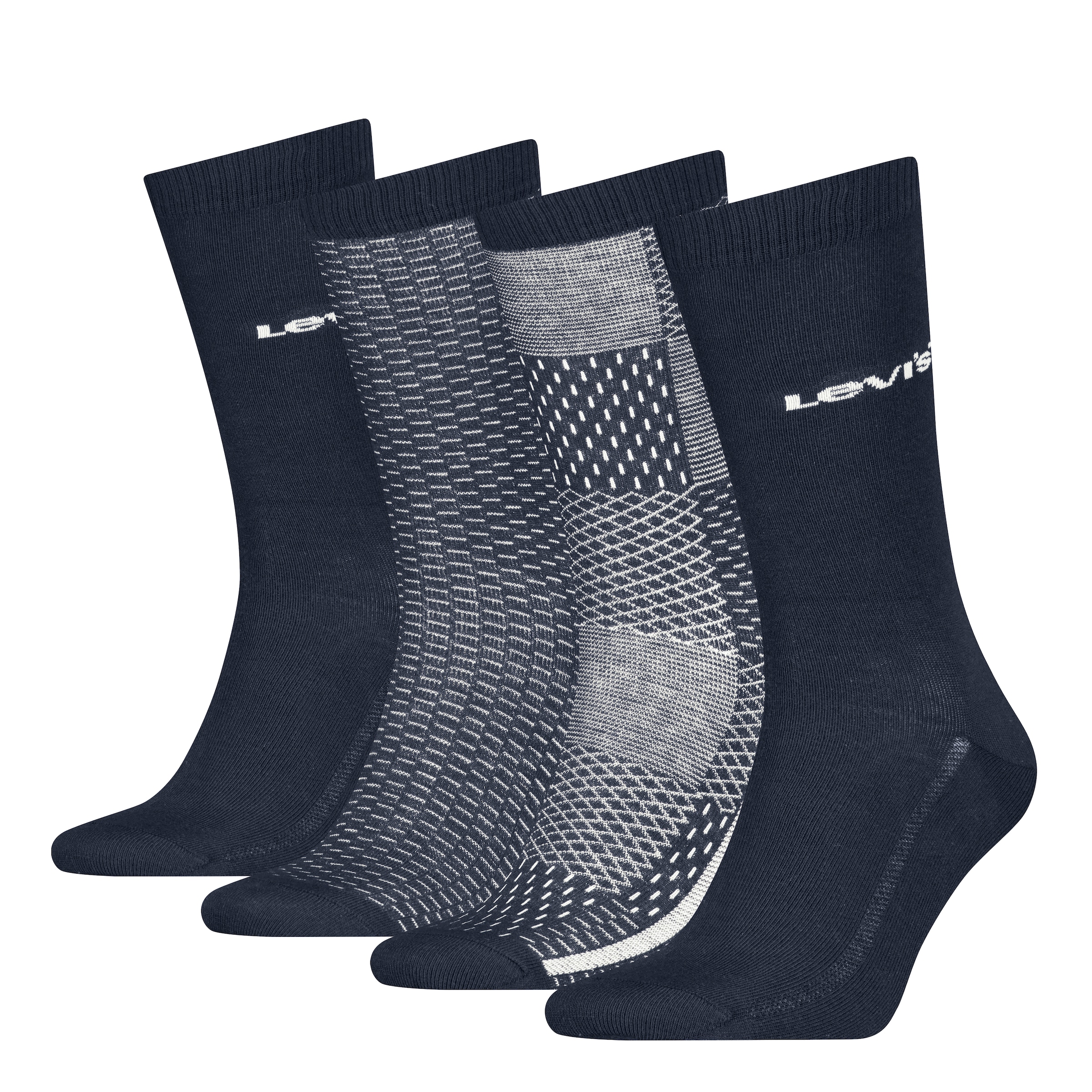 Image of Levis Socken "LEVIS REG CUT DENIM GIFTBOX 4P" 4er Pack