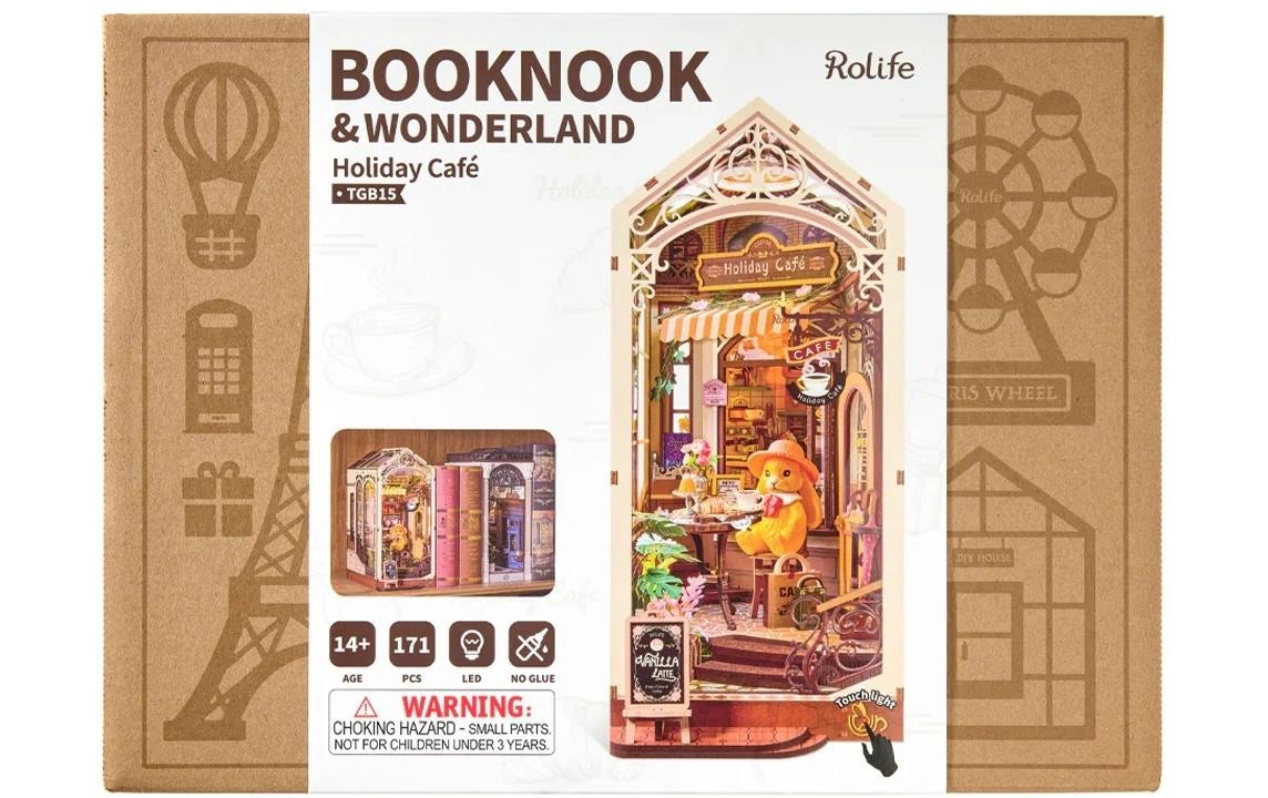  Modellbausatz »Rolife Holiday Café Holzbausatz Book Nook« 171 Stk. tlg.