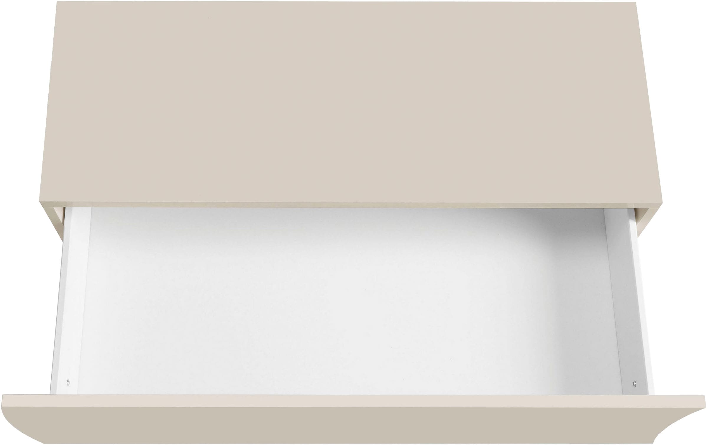 Home affaire Commode Onda, 89 cm de large, cachemire mat, avec 4 tiroirs, fabriqué en Italie