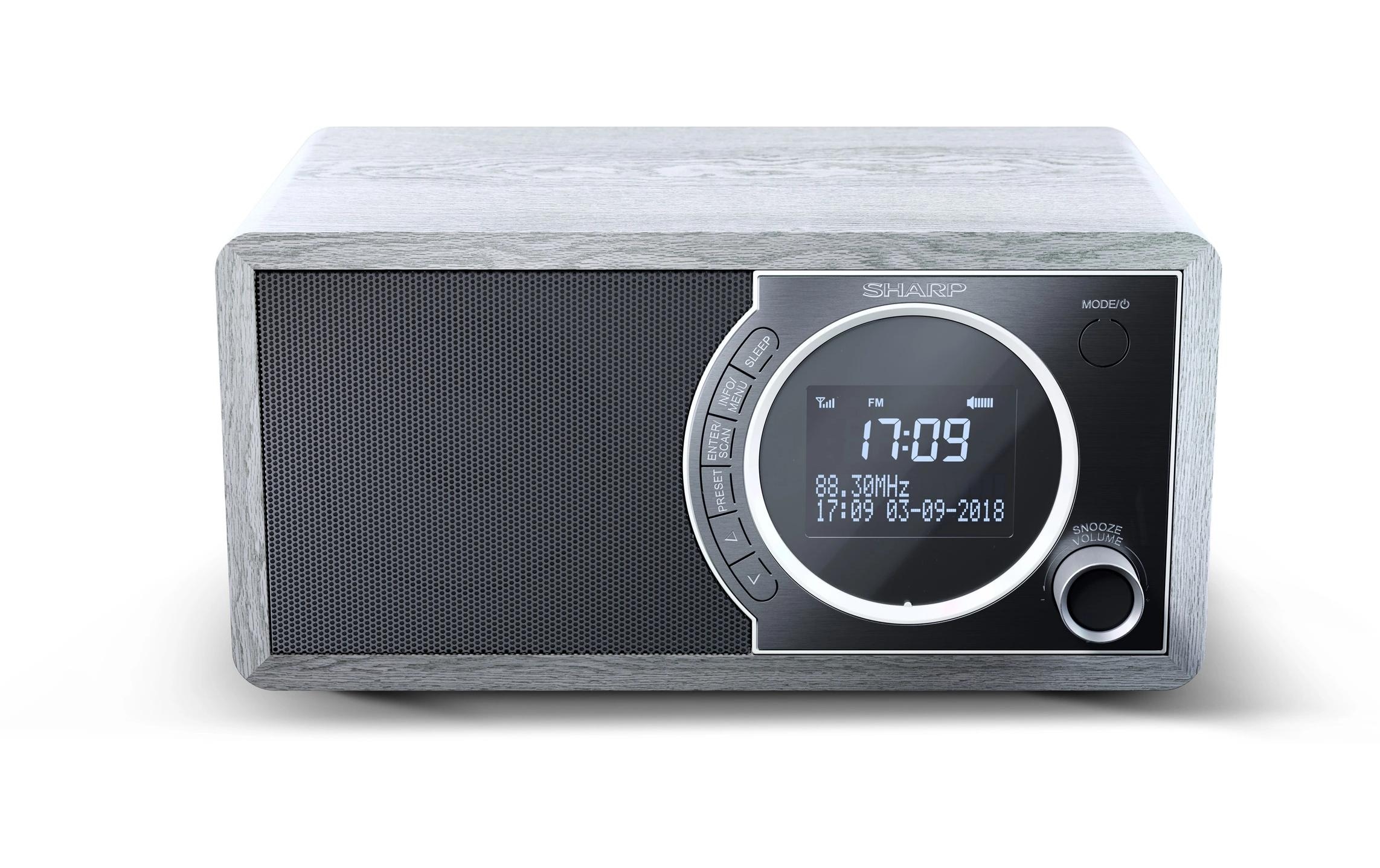 Sharp Digitalradio (DAB+) »DR-450 Grau«, (Bluetooth Digitalradio (DAB+)-FM-Tuner)